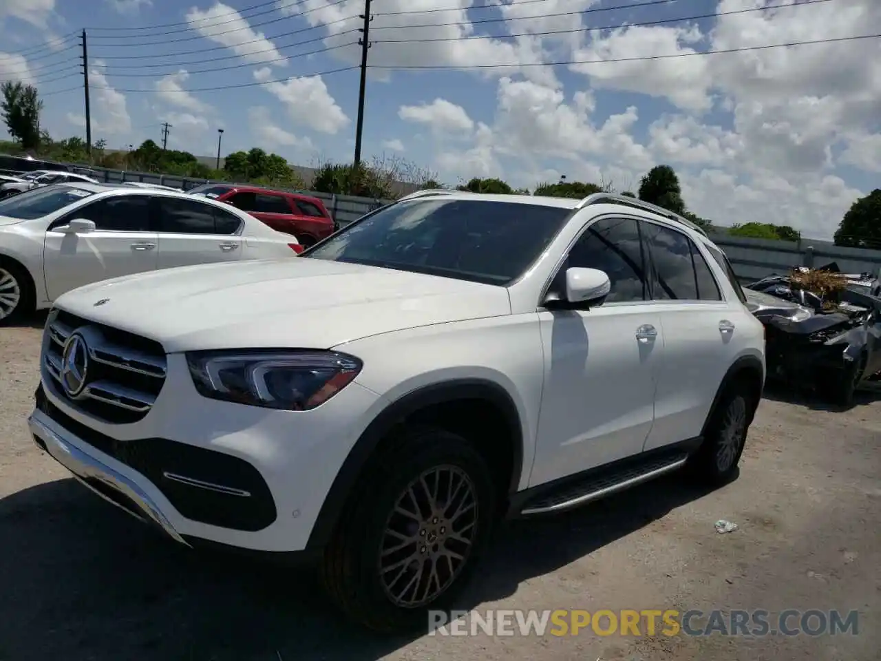 2 Photograph of a damaged car 4JGFB4JB5NA701481 MERCEDES-BENZ GLE-CLASS 2022