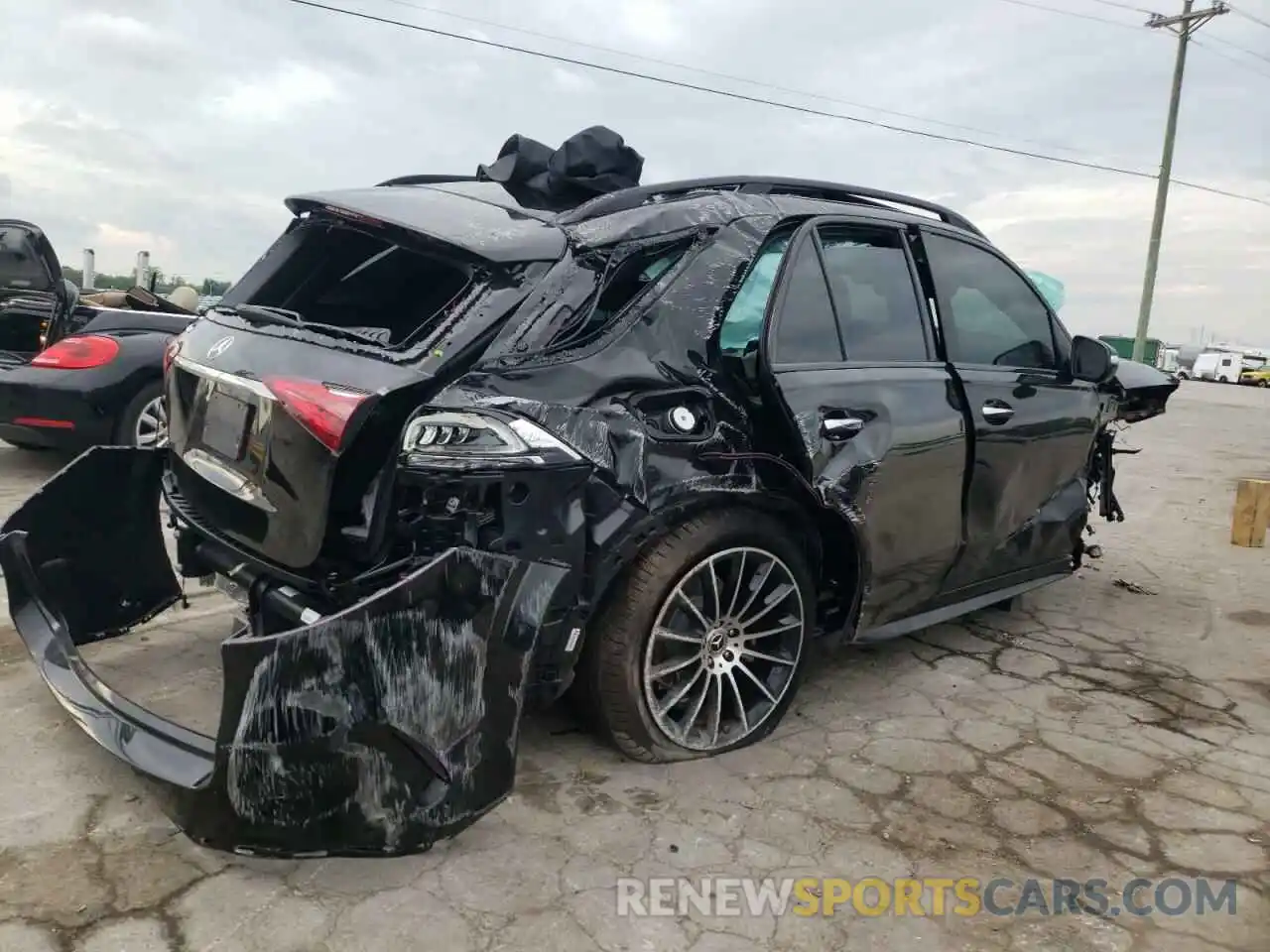 4 Фотография поврежденного автомобиля 4JGFB4JB9NA638773 MERCEDES-BENZ GLE-CLASS 2022