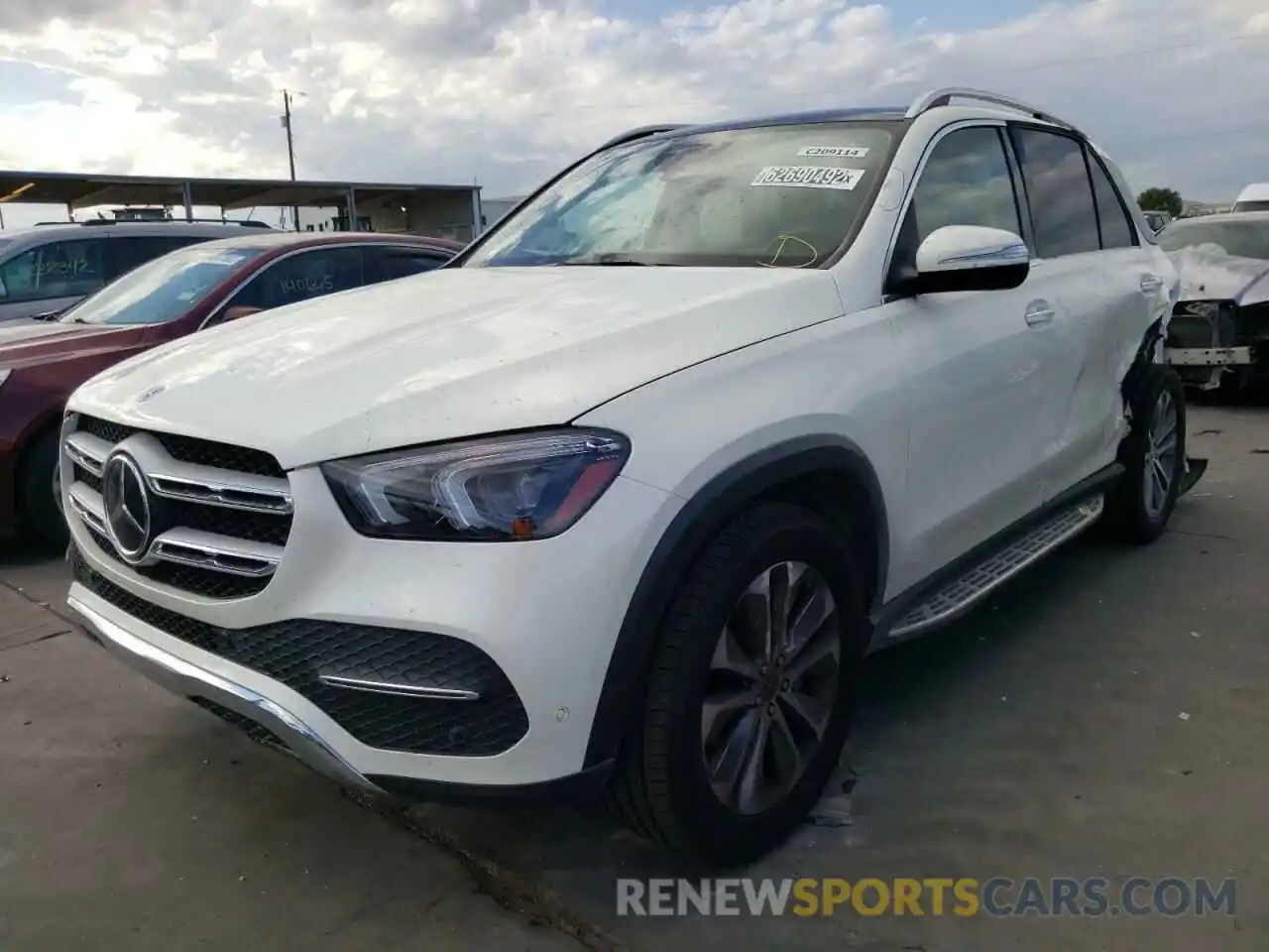 2 Photograph of a damaged car 4JGFB4JBXNA673922 MERCEDES-BENZ GLE-CLASS 2022