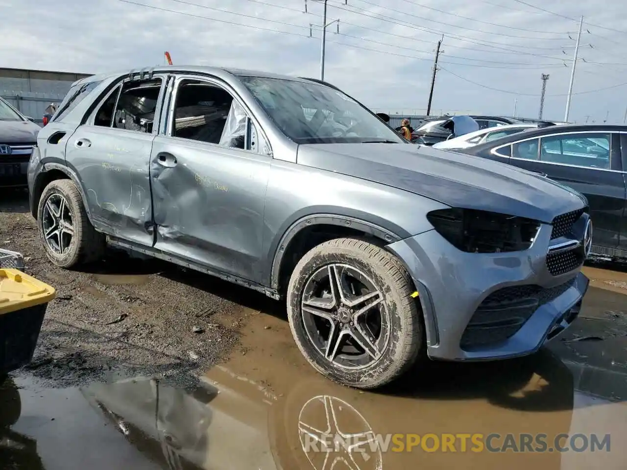 4 Фотография поврежденного автомобиля 4JGFB4KB0NA685317 MERCEDES-BENZ GLE-CLASS 2022