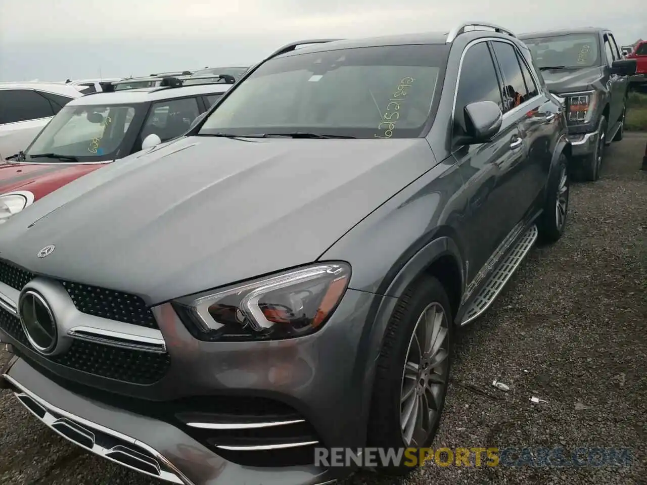 2 Photograph of a damaged car 4JGFB4KB1NA587204 MERCEDES-BENZ GLE-CLASS 2022