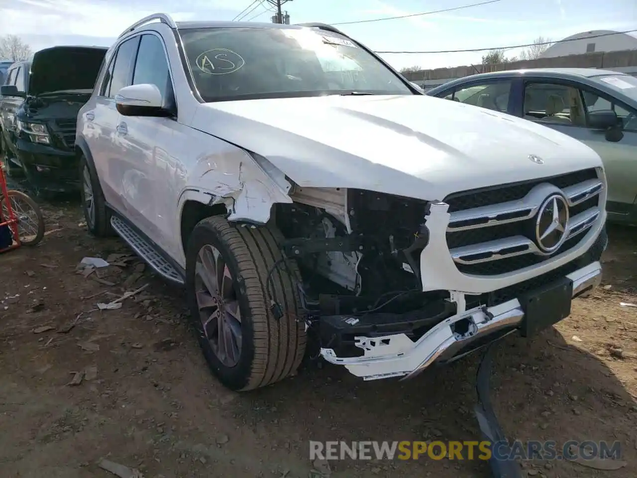 1 Photograph of a damaged car 4JGFB4KB3NA643112 MERCEDES-BENZ GLE-CLASS 2022