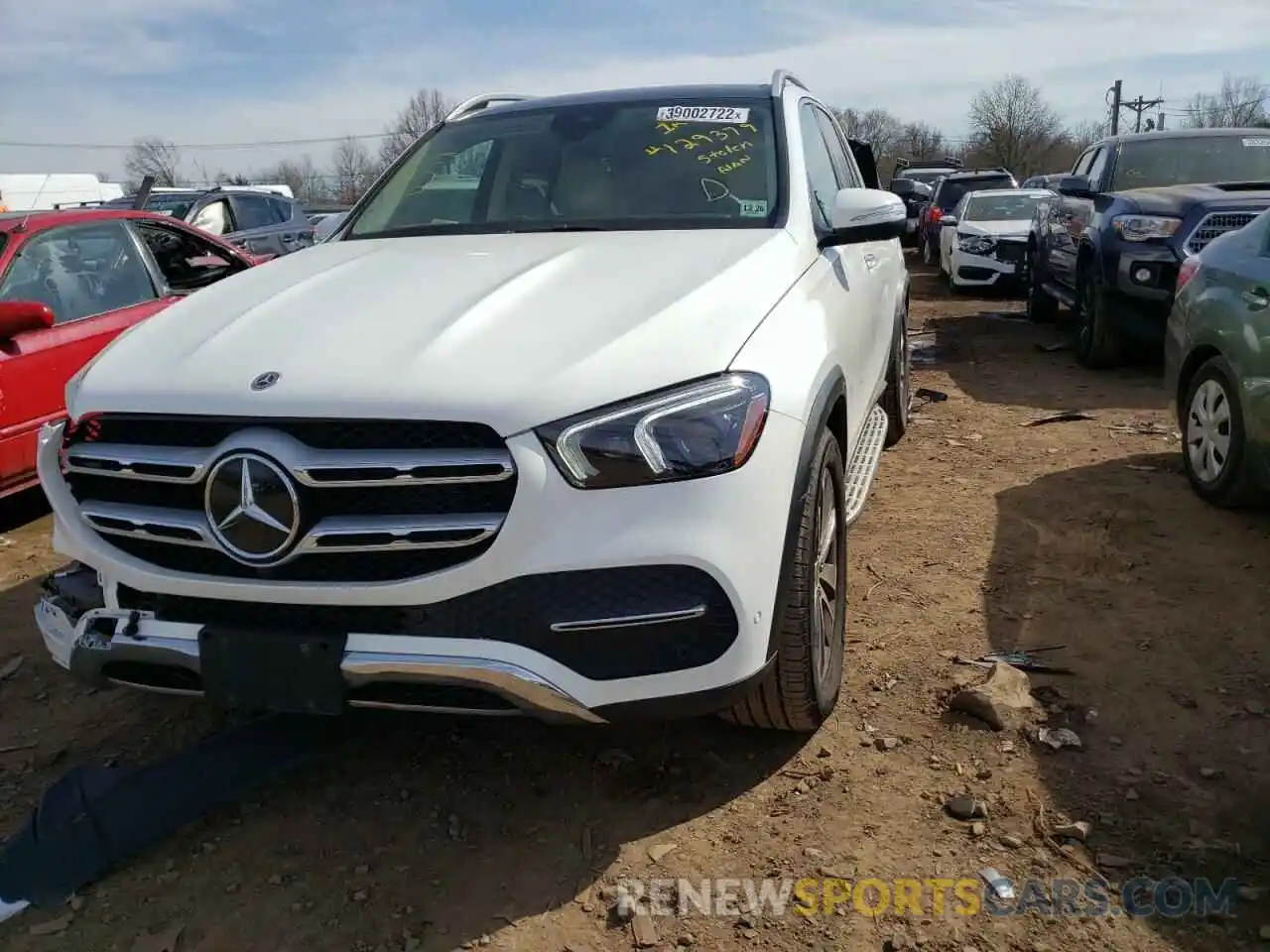 2 Photograph of a damaged car 4JGFB4KB3NA643112 MERCEDES-BENZ GLE-CLASS 2022