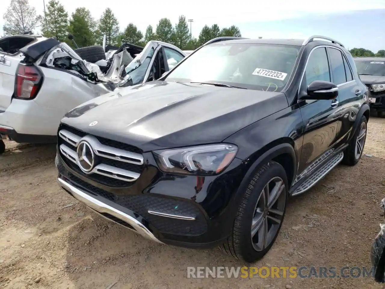 2 Photograph of a damaged car 4JGFB4KB4NA665040 MERCEDES-BENZ GLE-CLASS 2022