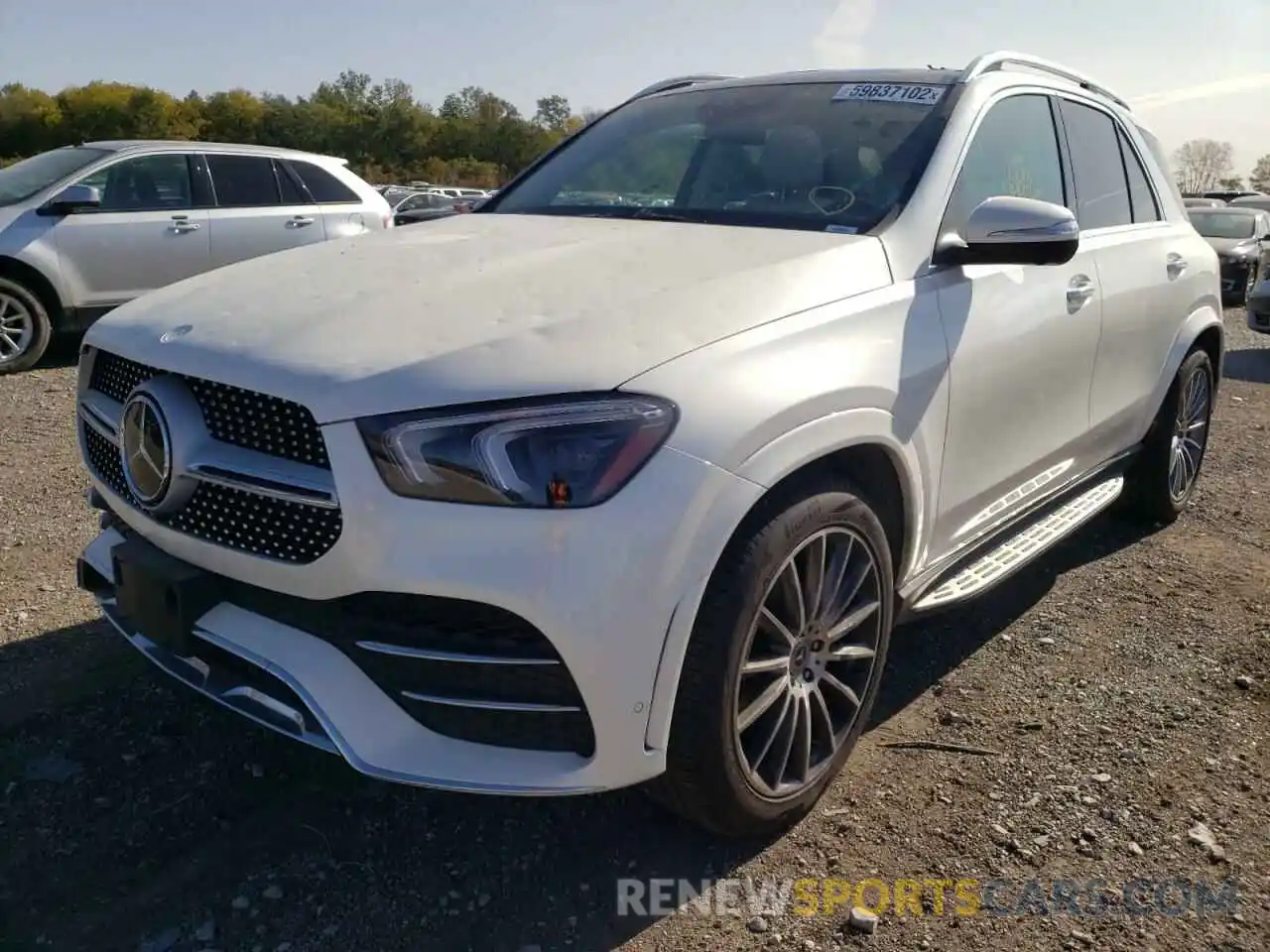 2 Photograph of a damaged car 4JGFB4KB6NA584539 MERCEDES-BENZ GLE-CLASS 2022