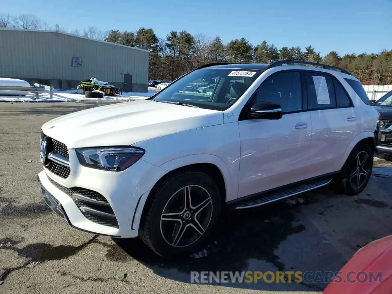 1 Photograph of a damaged car 4JGFB4KB6NA705652 MERCEDES-BENZ GLE-CLASS 2022