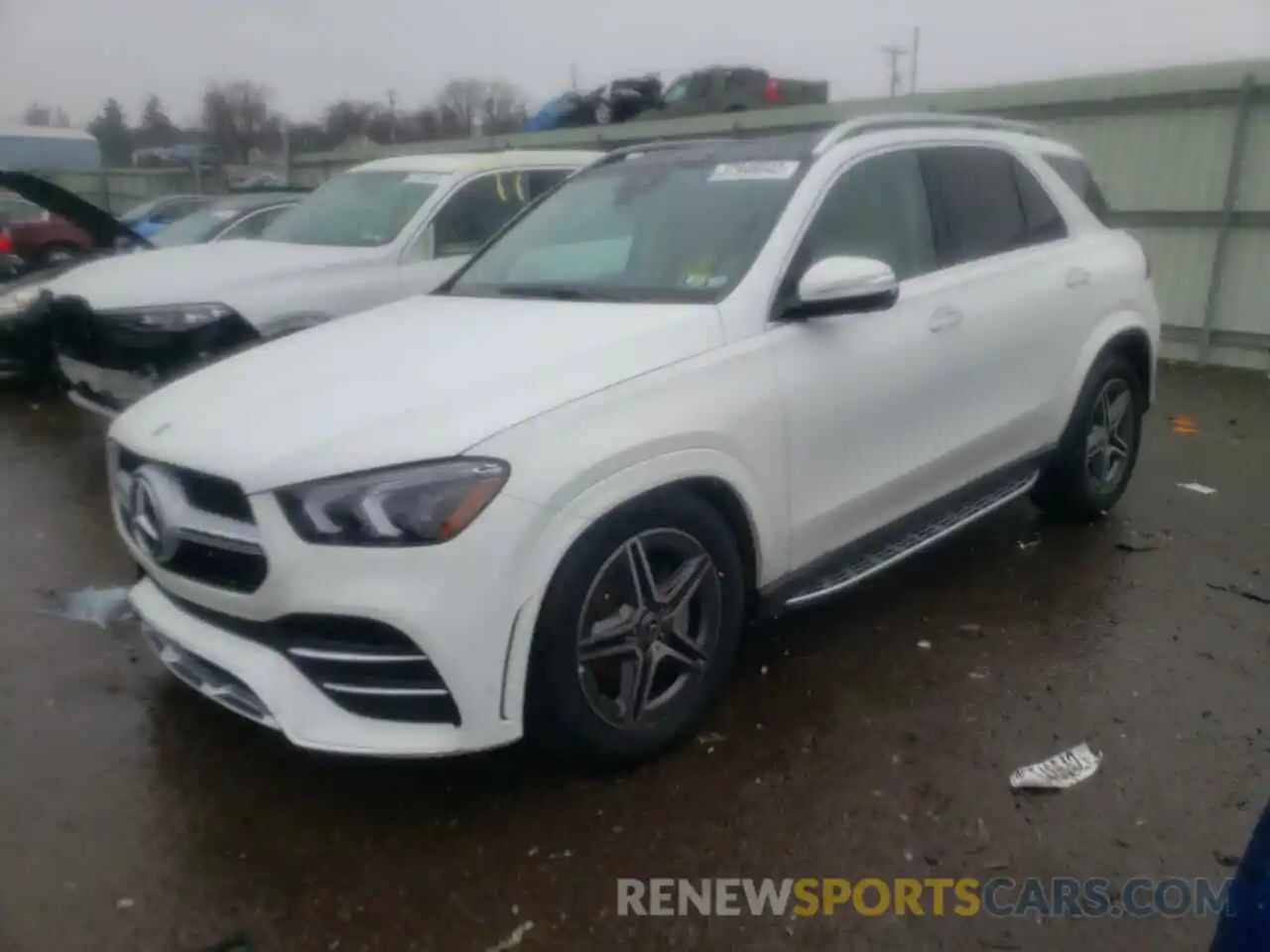 2 Photograph of a damaged car 4JGFB4KB8NA650153 MERCEDES-BENZ GLE-CLASS 2022