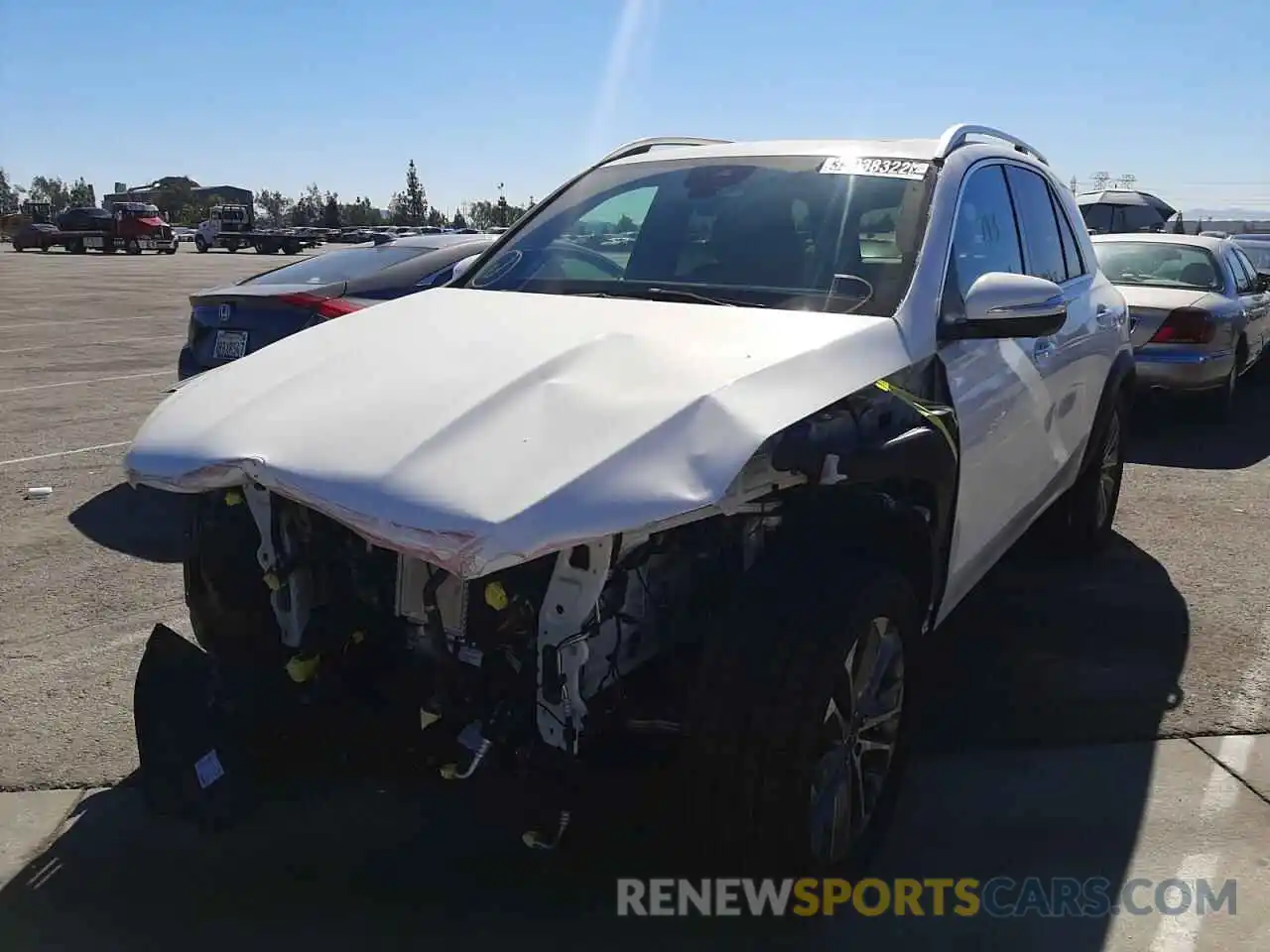 2 Photograph of a damaged car 4JGFB4KBXNA632222 MERCEDES-BENZ GLE-CLASS 2022