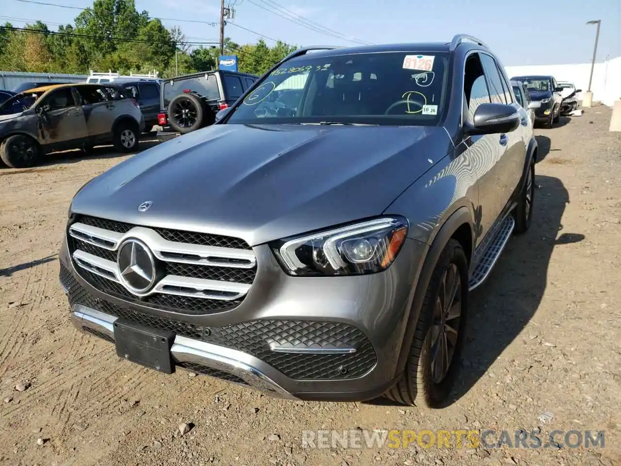 2 Photograph of a damaged car 4JGFB4KE1NA609308 MERCEDES-BENZ GLE-CLASS 2022