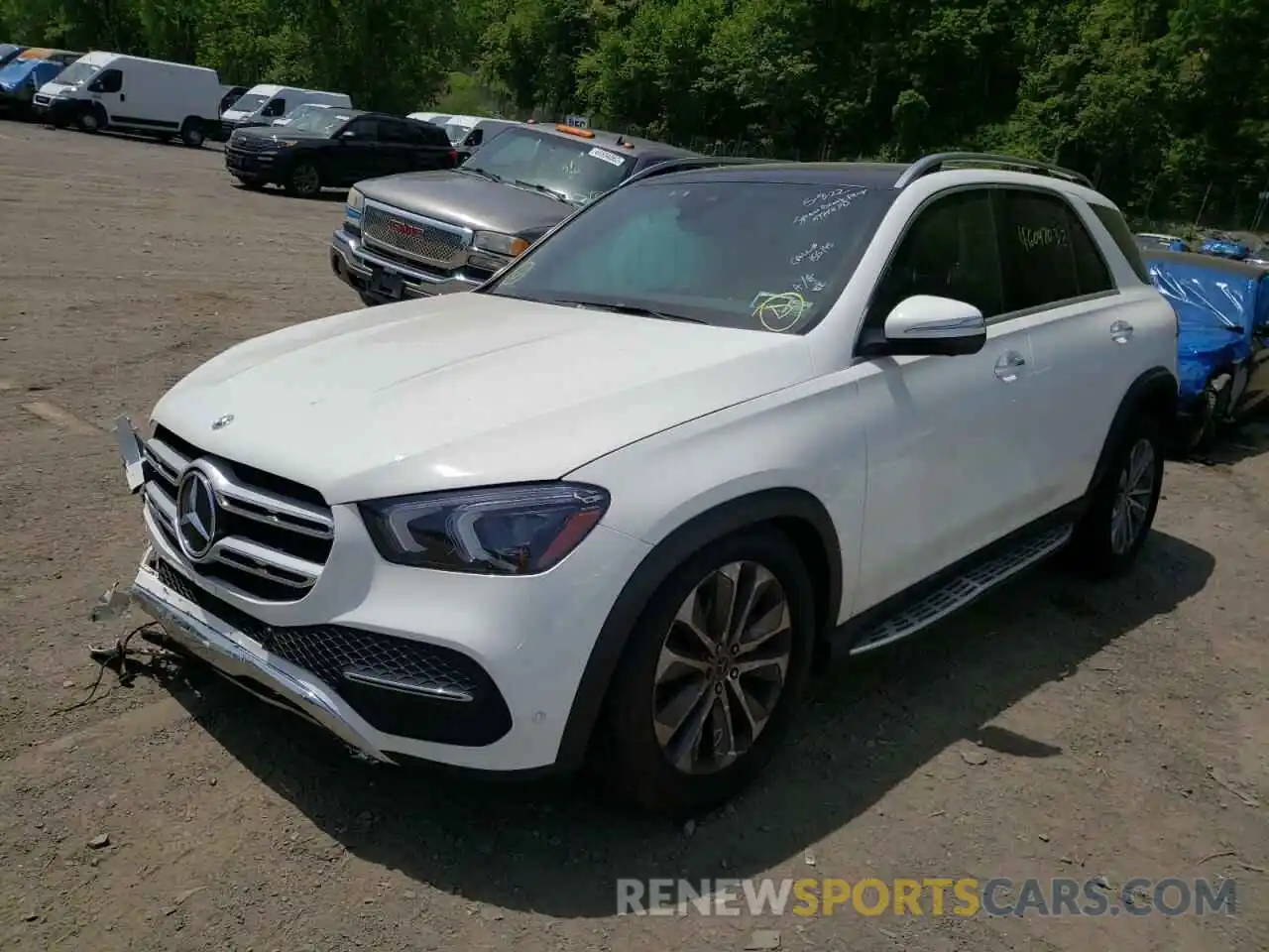 2 Photograph of a damaged car 4JGFB4KE3NA620150 MERCEDES-BENZ GLE-CLASS 2022