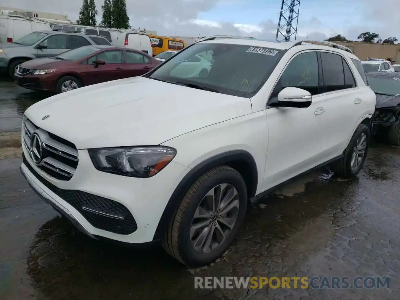 2 Photograph of a damaged car 4JGFB4KE8NA603263 MERCEDES-BENZ GLE-CLASS 2022