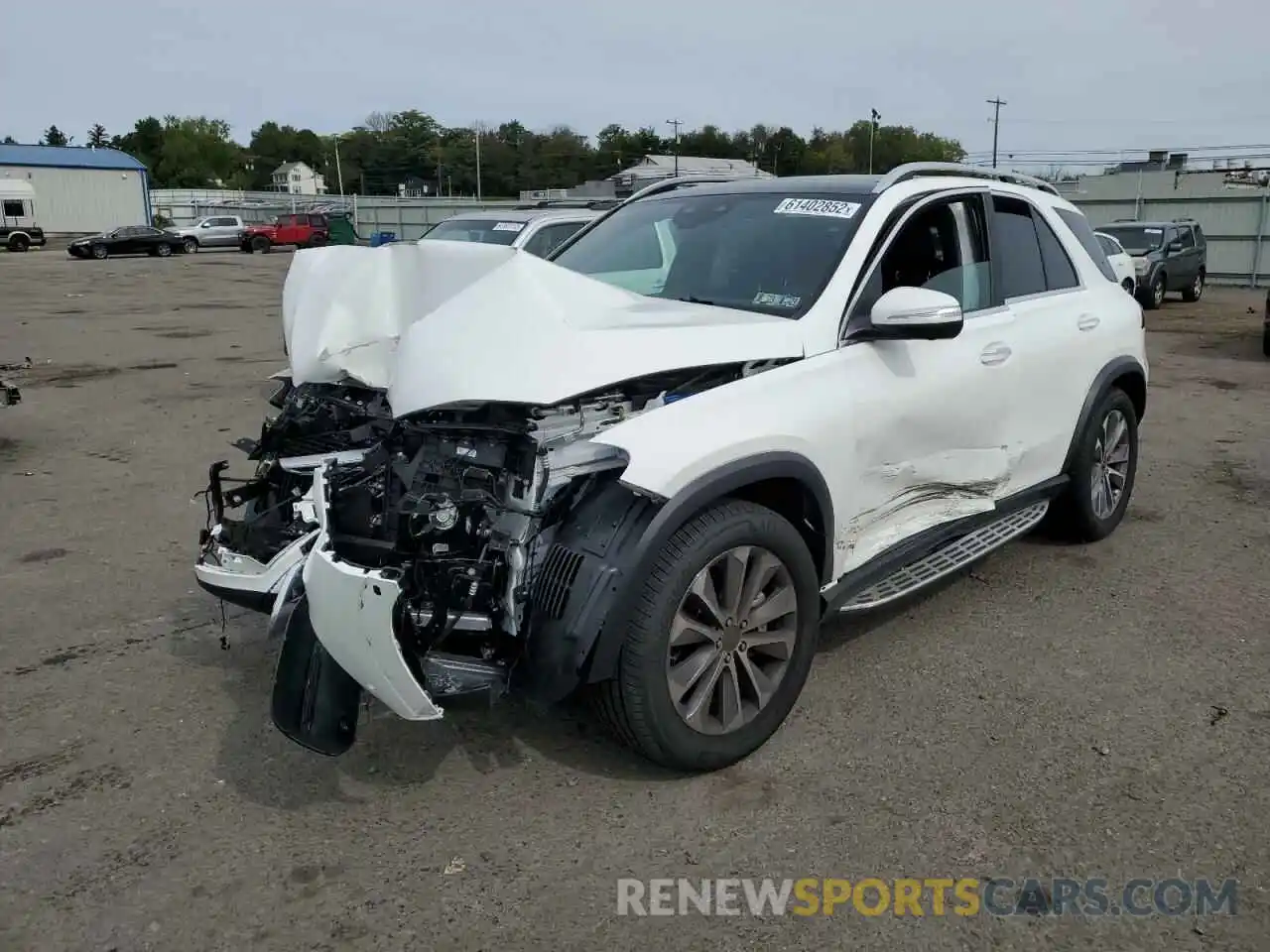 2 Photograph of a damaged car 4JGFB4KE8NA801972 MERCEDES-BENZ GLE-CLASS 2022