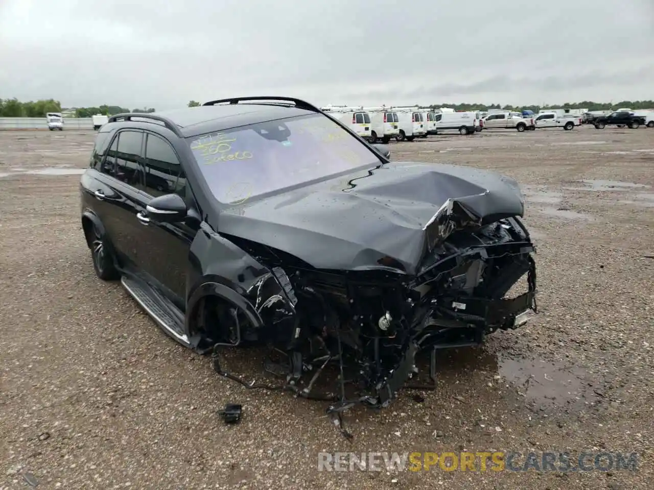 1 Photograph of a damaged car 4JGFB5KB1NA662814 MERCEDES-BENZ GLE-CLASS 2022