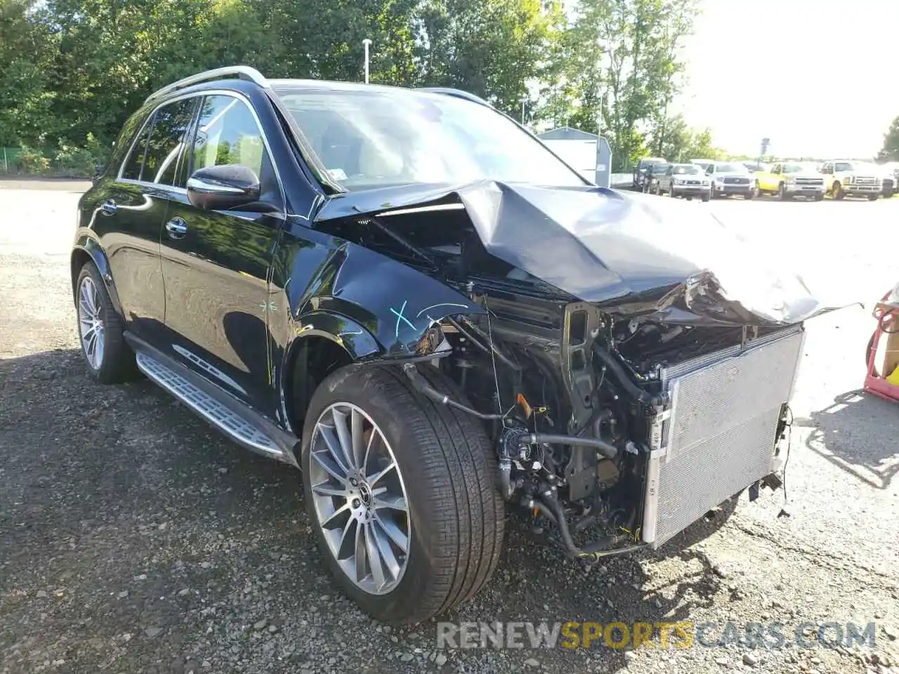 1 Photograph of a damaged car 4JGFB5KB3NA704299 MERCEDES-BENZ GLE-CLASS 2022