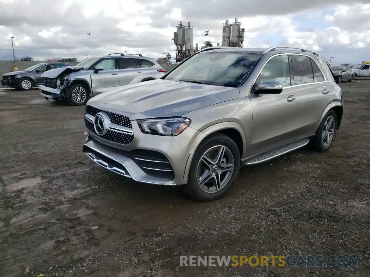 2 Photograph of a damaged car 4JGFB5KB6NA648648 MERCEDES-BENZ GLE-CLASS 2022