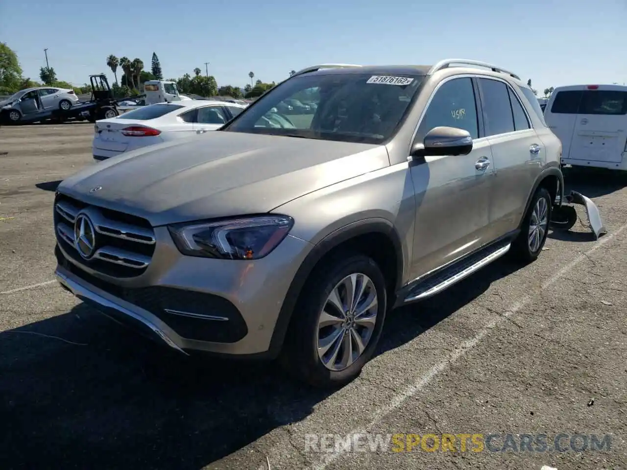 2 Photograph of a damaged car 4JGFB5KE3NA618498 MERCEDES-BENZ GLE-CLASS 2022