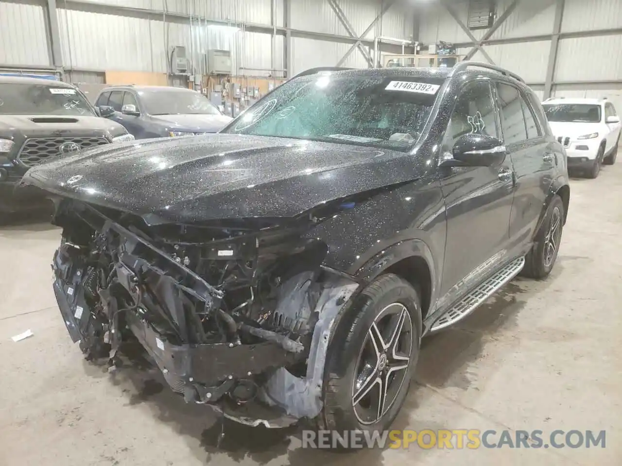 2 Photograph of a damaged car 4JGFB5KE7NA616642 MERCEDES-BENZ GLE-CLASS 2022