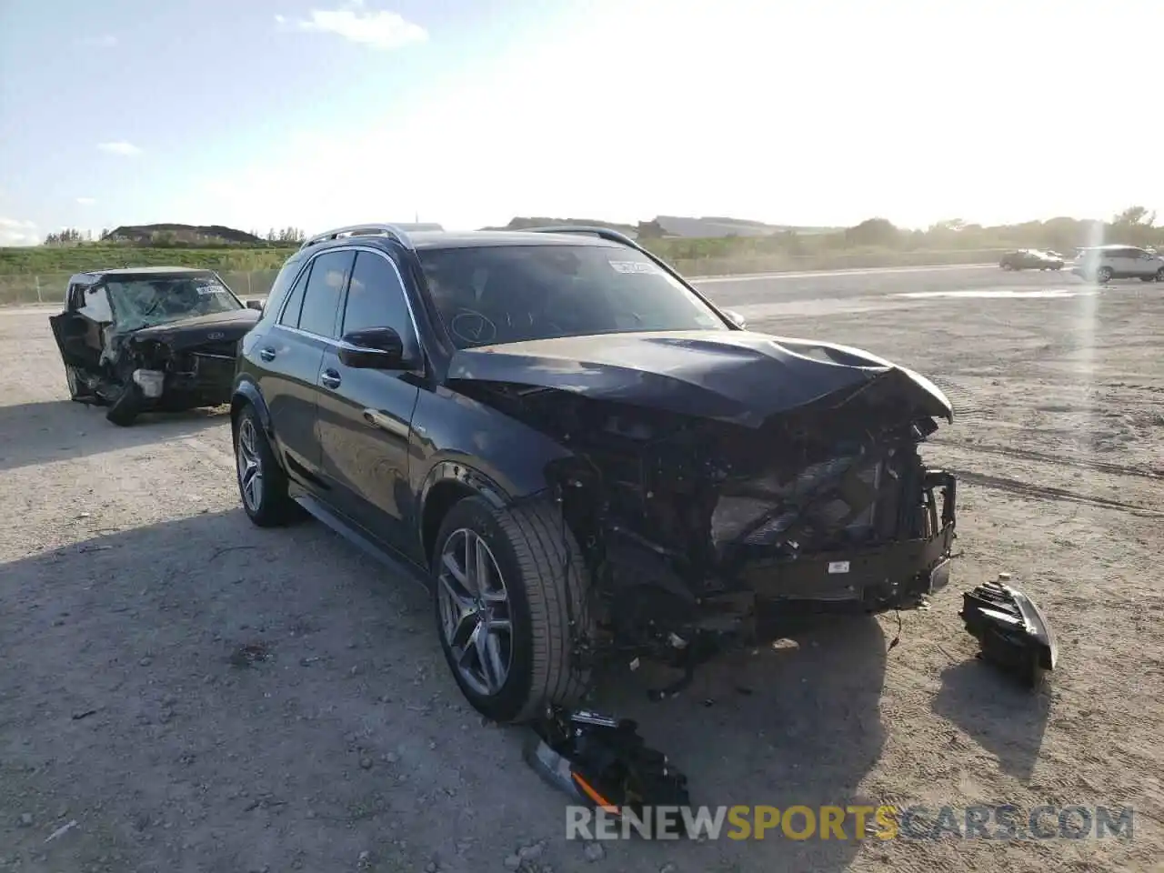 1 Photograph of a damaged car 4JGFB6BB0NA644603 MERCEDES-BENZ GLE-CLASS 2022