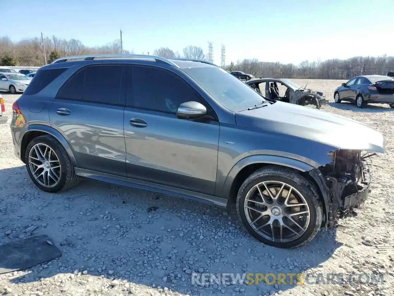 4 Photograph of a damaged car 4JGFB6BB5NA588237 MERCEDES-BENZ GLE-CLASS 2022