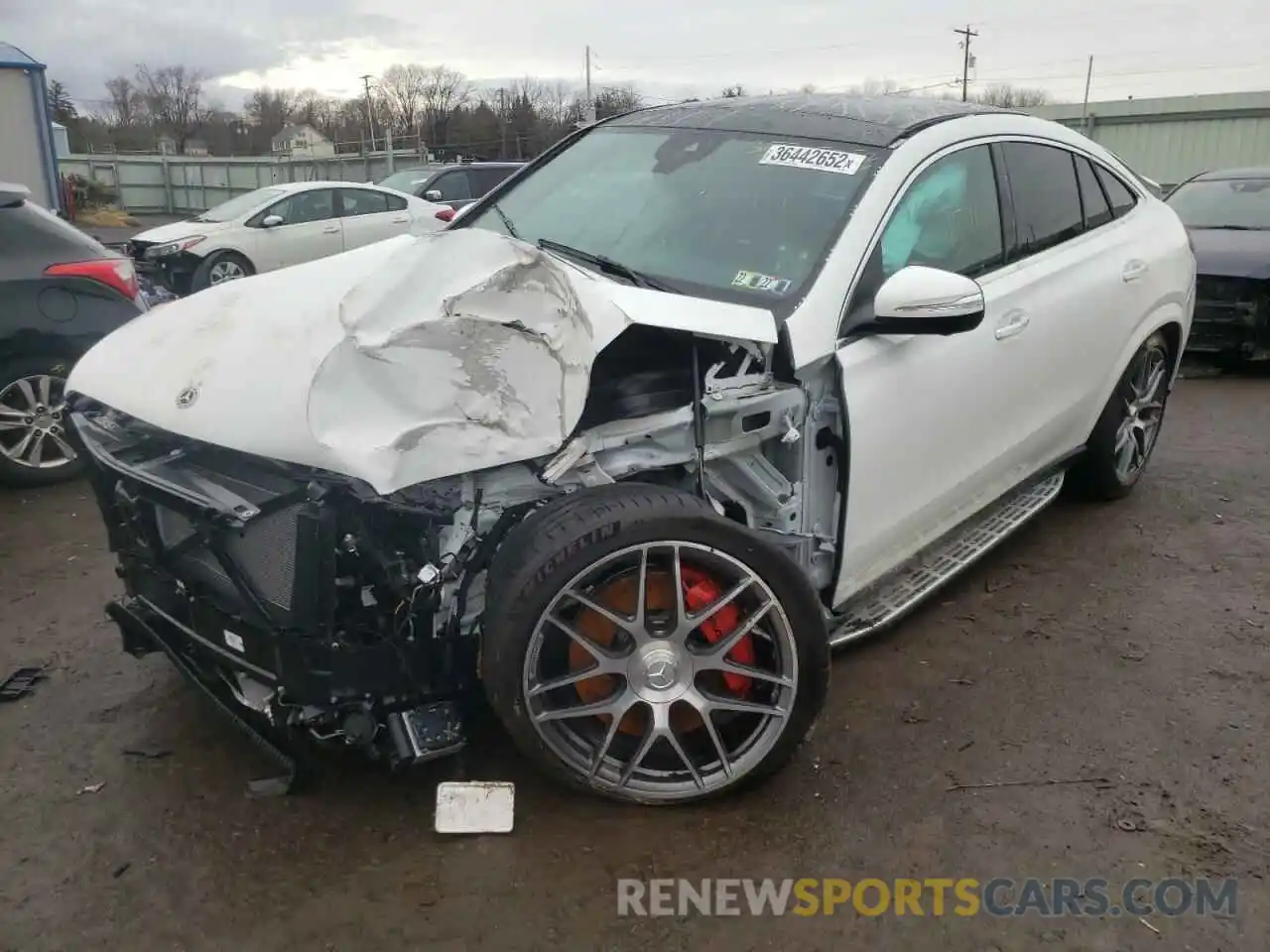 2 Photograph of a damaged car 4JGFD6BB3NA629328 MERCEDES-BENZ GLE-CLASS 2022