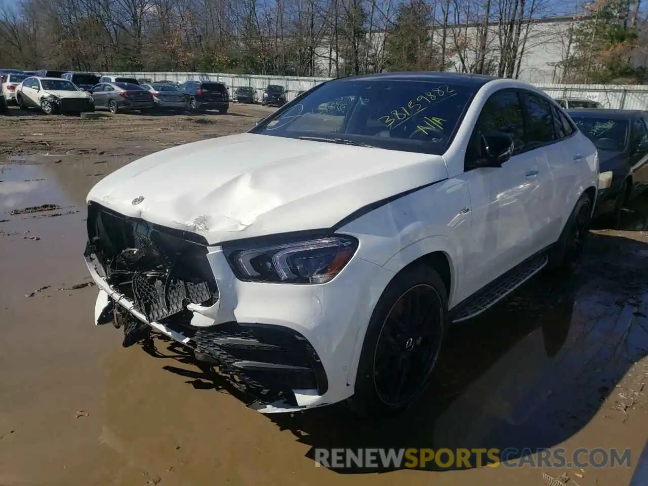 2 Photograph of a damaged car 4JGFD6BB4NA599272 MERCEDES-BENZ GLE-CLASS 2022