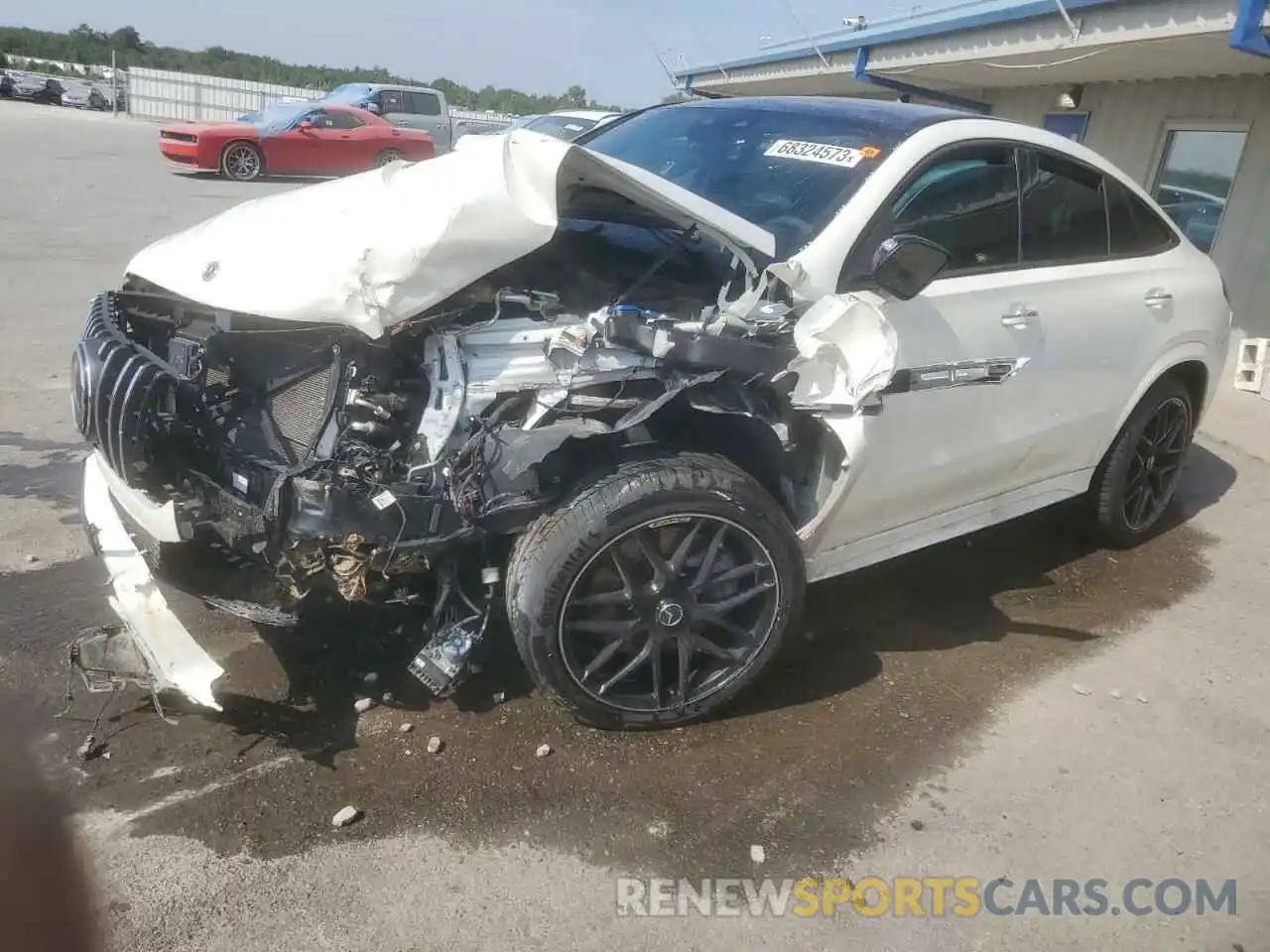 1 Photograph of a damaged car 4JGFD6BB5NA665571 MERCEDES-BENZ GLE-CLASS 2022