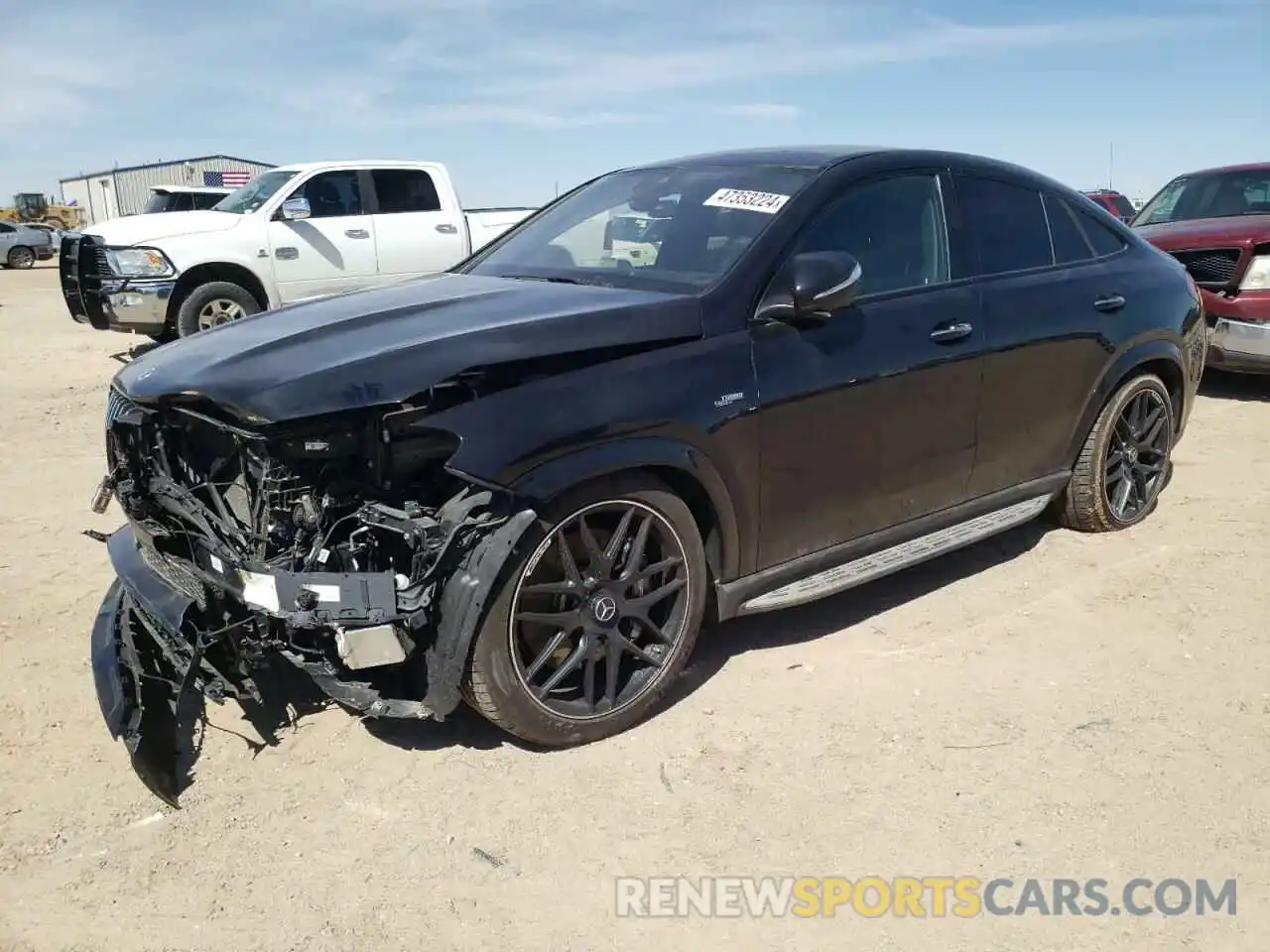 1 Photograph of a damaged car 4JGFD6BB7NA605632 MERCEDES-BENZ GLE-CLASS 2022