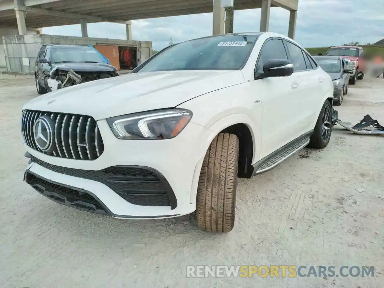 2 Photograph of a damaged car 4JGFD6BBXNA596666 MERCEDES-BENZ GLE-CLASS 2022