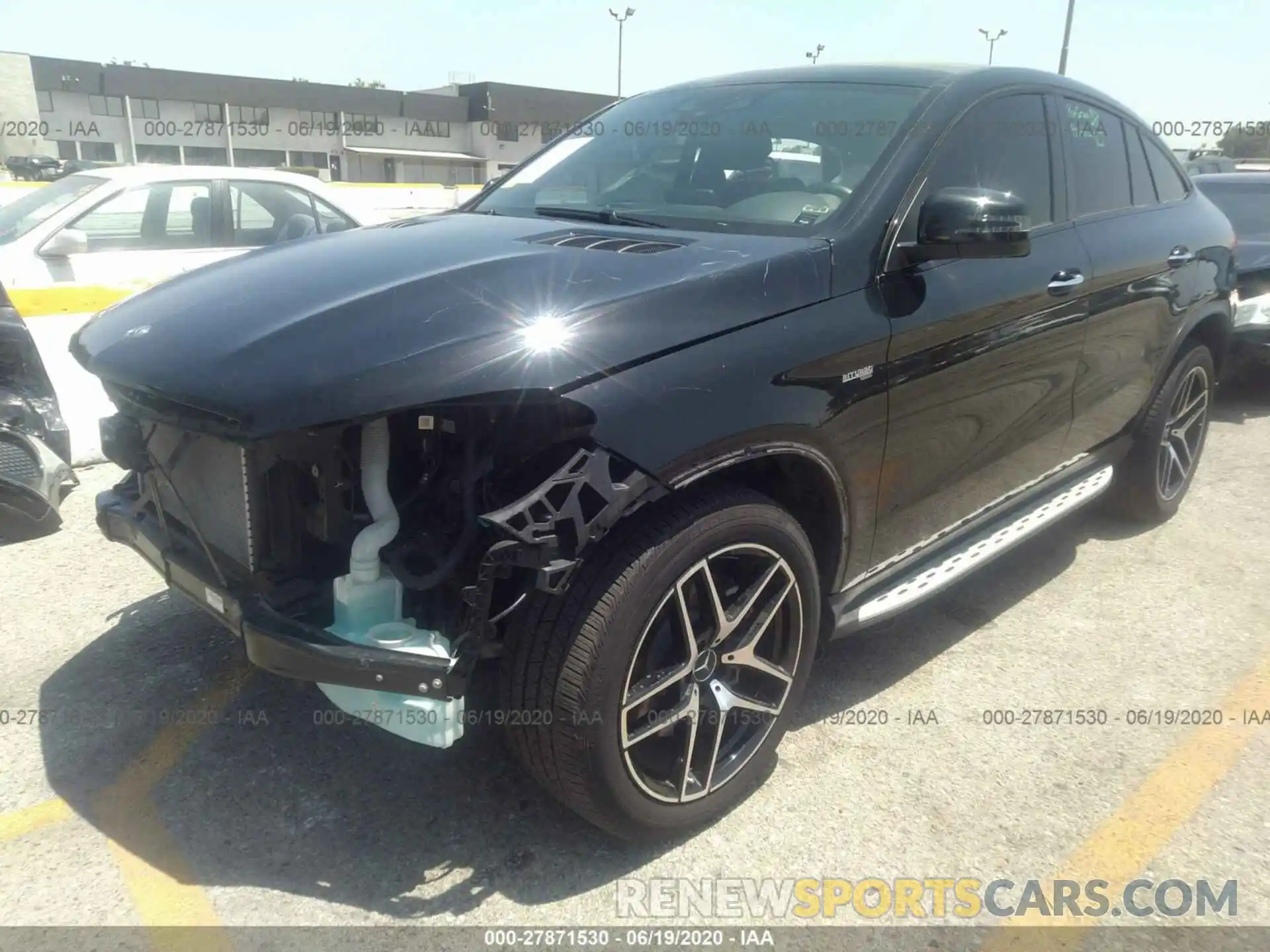 2 Photograph of a damaged car 4JGED6EB0KA141442 MERCEDES-BENZ GLE COUPE 2019