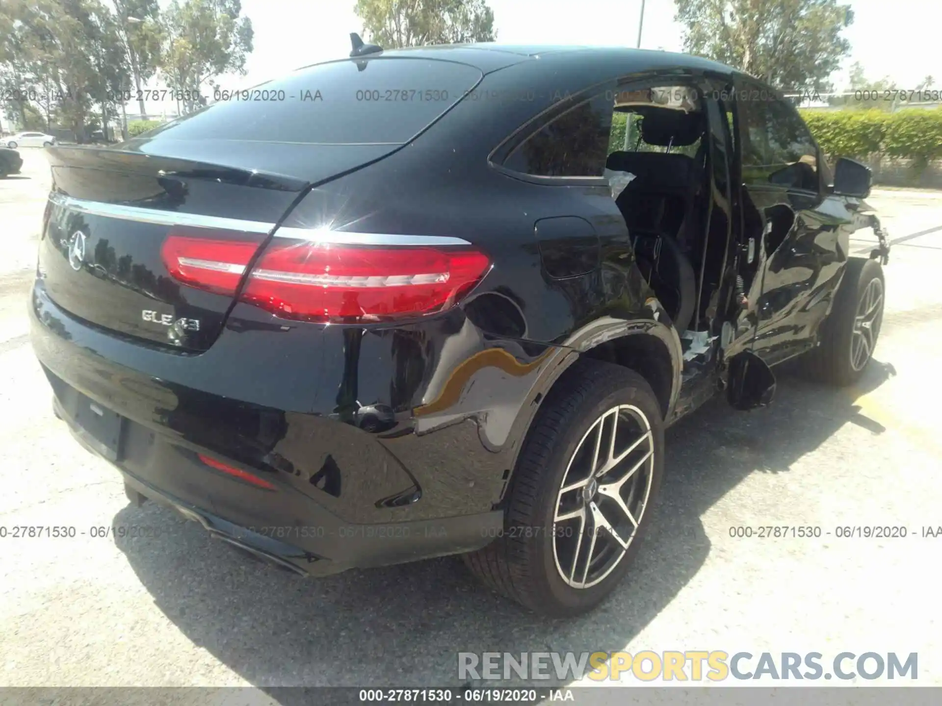 4 Photograph of a damaged car 4JGED6EB0KA141442 MERCEDES-BENZ GLE COUPE 2019