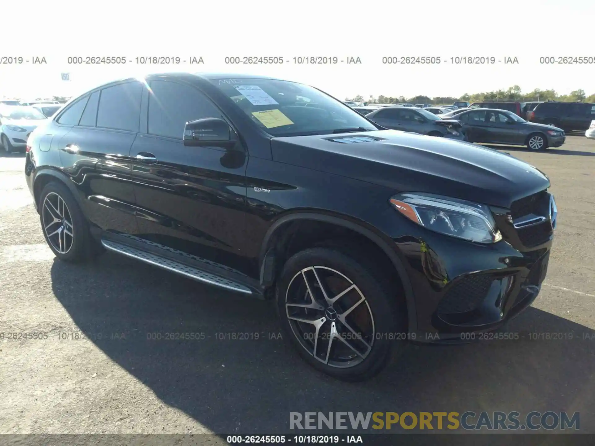 1 Photograph of a damaged car 4JGED6EB0KA141571 MERCEDES-BENZ GLE COUPE 2019