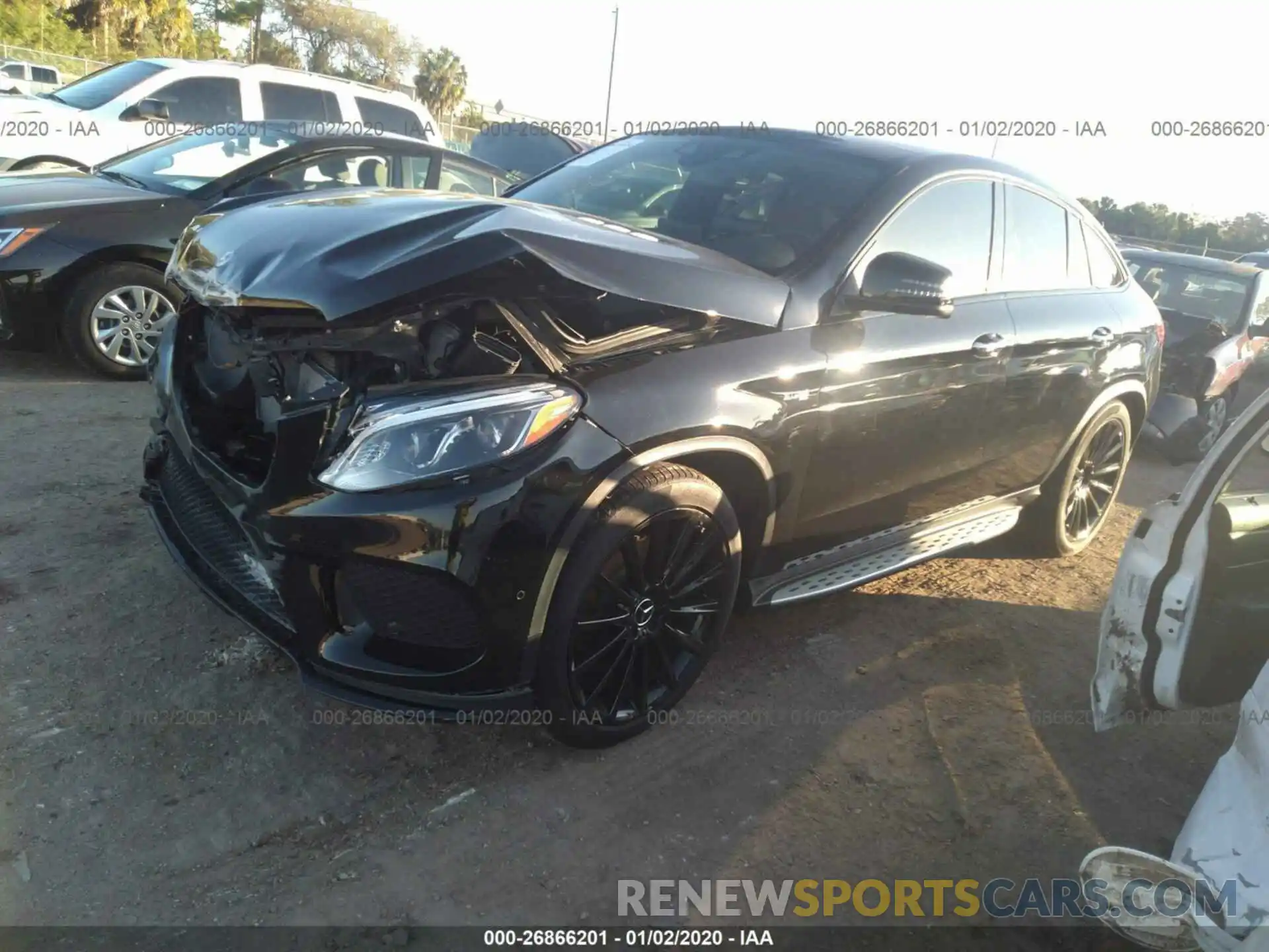 2 Photograph of a damaged car 4JGED6EB1KA139635 MERCEDES-BENZ GLE COUPE 2019