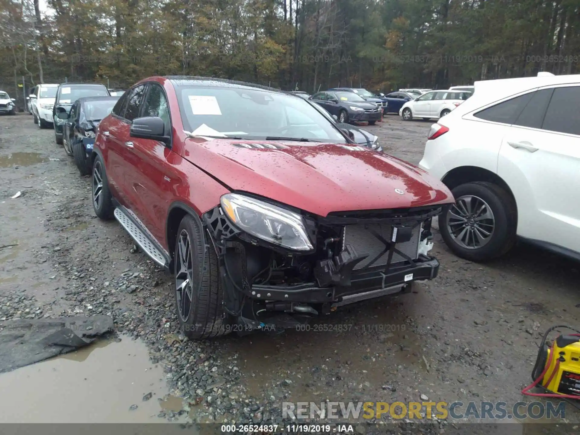 1 Photograph of a damaged car 4JGED6EB2KA151891 MERCEDES-BENZ GLE COUPE 2019