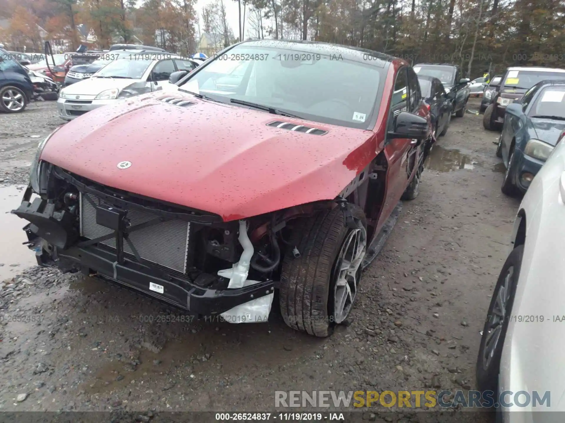 2 Photograph of a damaged car 4JGED6EB2KA151891 MERCEDES-BENZ GLE COUPE 2019