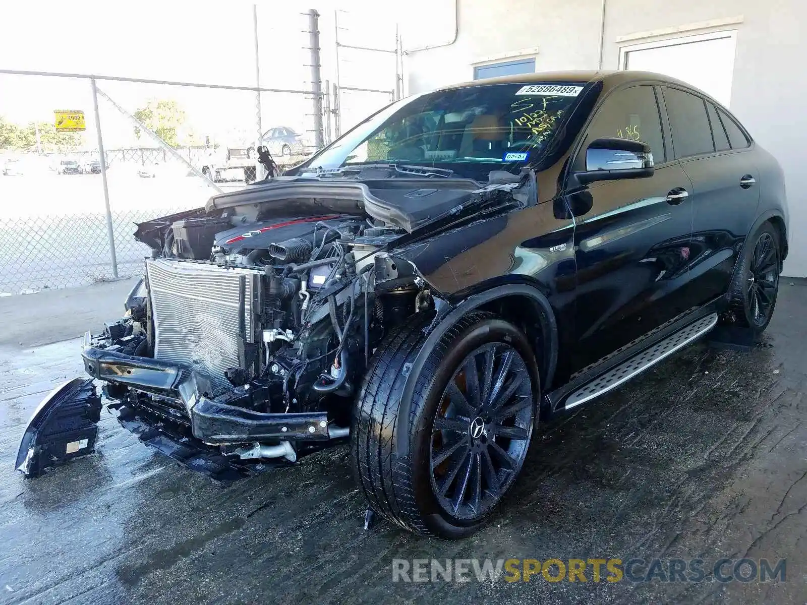 2 Photograph of a damaged car 4JGED6EB4KA143887 MERCEDES-BENZ GLE COUPE 2019