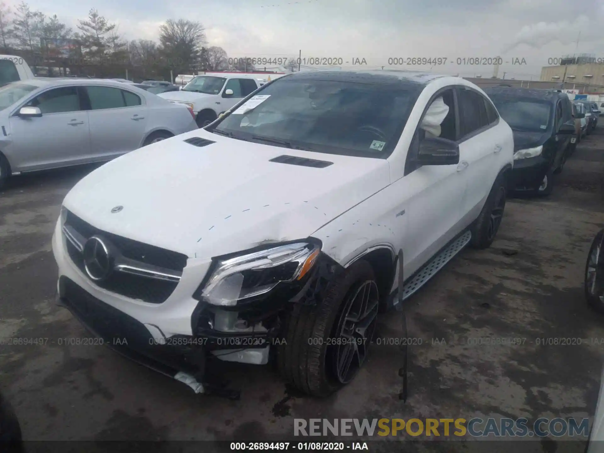 2 Photograph of a damaged car 4JGED6EB5KA142876 MERCEDES-BENZ GLE COUPE 2019