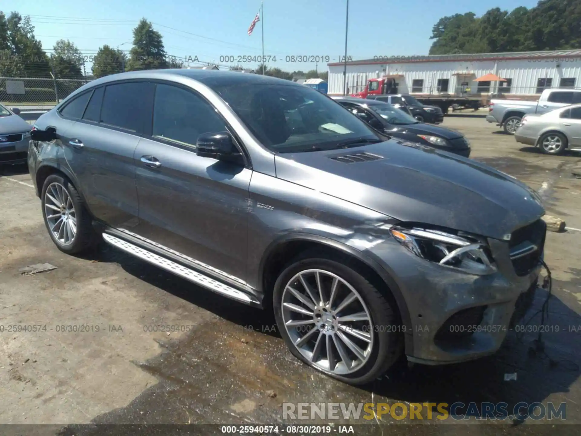 1 Photograph of a damaged car 4JGED6EB6KA135726 MERCEDES-BENZ GLE COUPE 2019