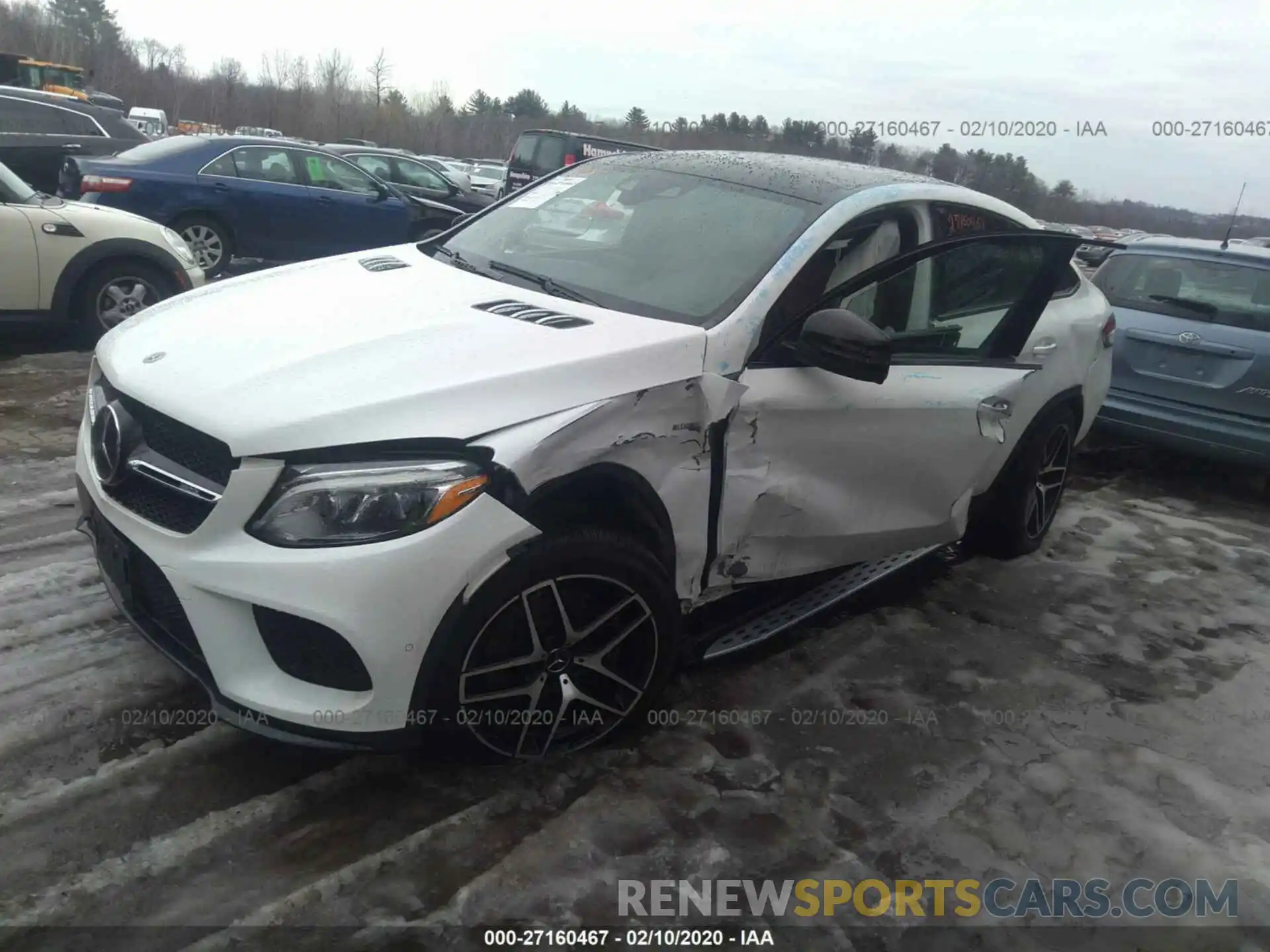 2 Photograph of a damaged car 4JGED6EB7KA138411 MERCEDES-BENZ GLE COUPE 2019