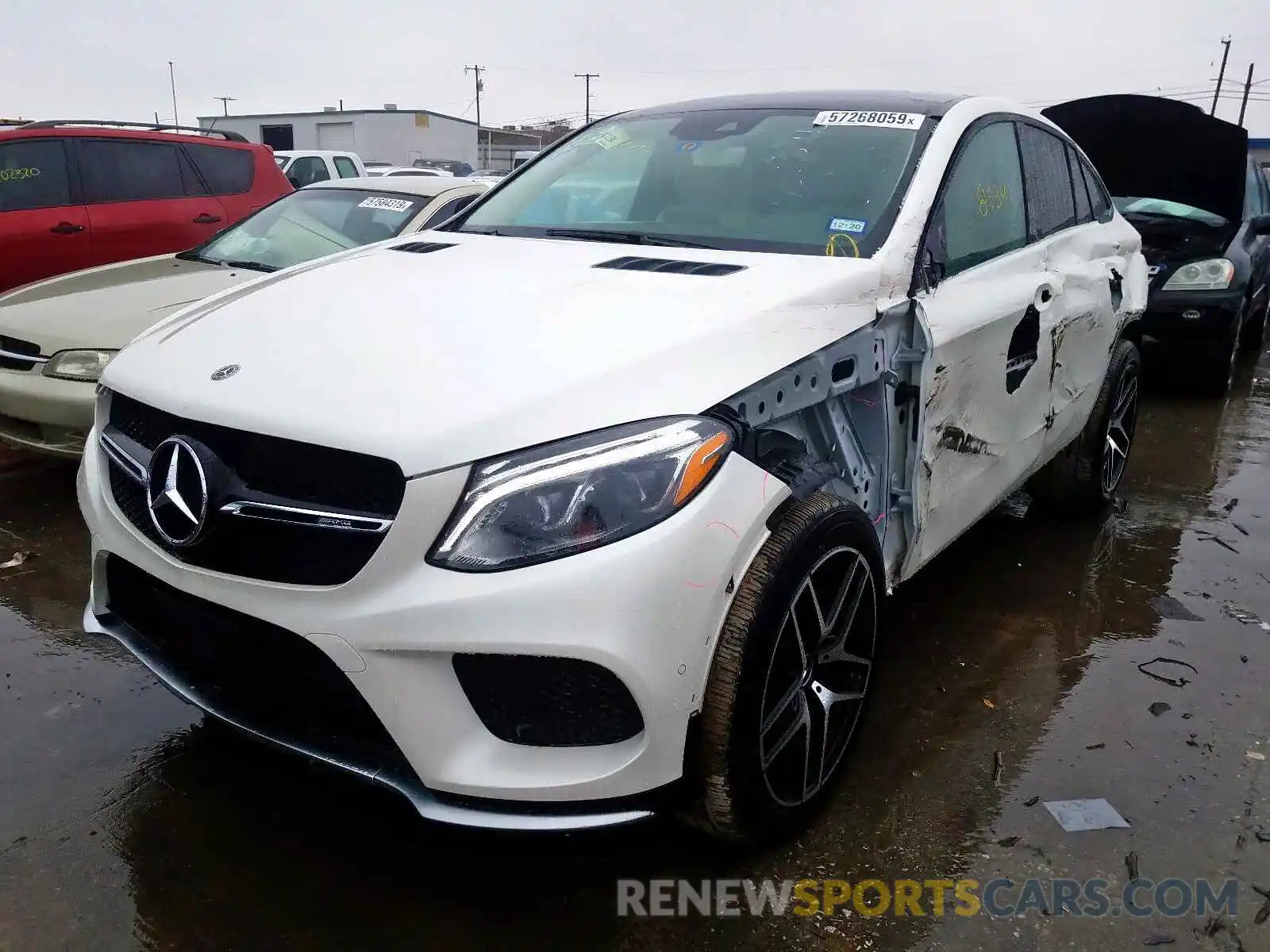 2 Photograph of a damaged car 4JGED6EB8KA135534 MERCEDES-BENZ GLE COUPE 2019