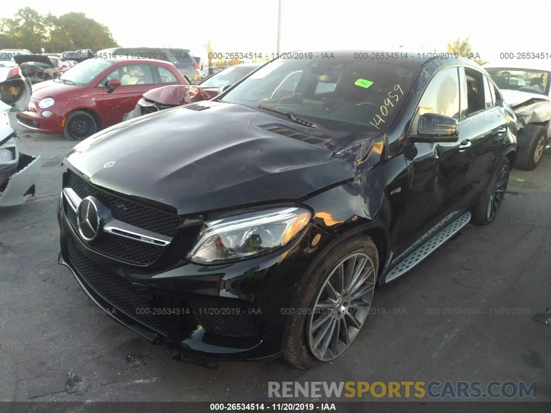 2 Photograph of a damaged car 4JGED6EBXKA140959 MERCEDES-BENZ GLE COUPE 2019