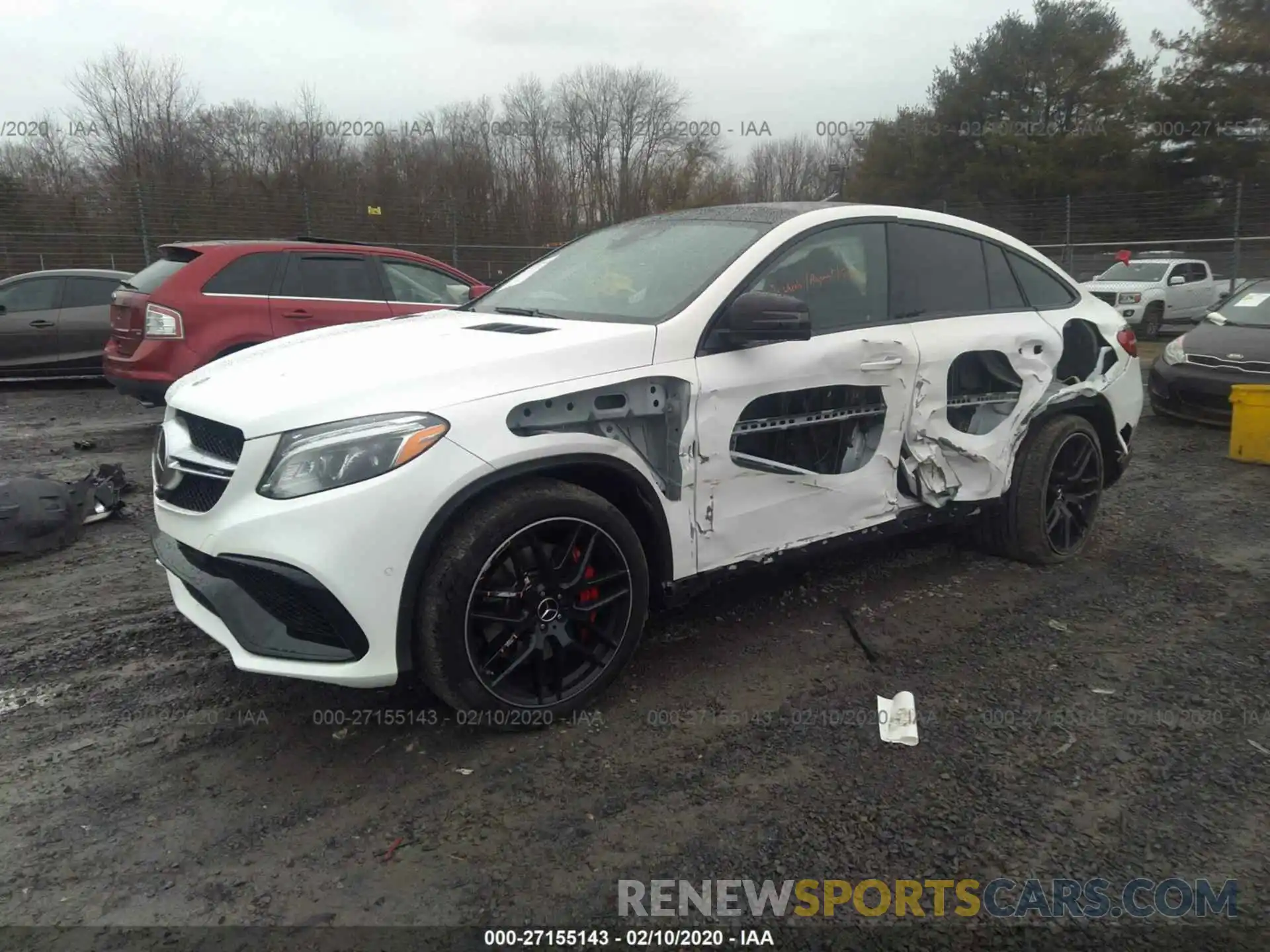 2 Photograph of a damaged car 4JGED7FB0KA138979 MERCEDES-BENZ GLE COUPE 2019