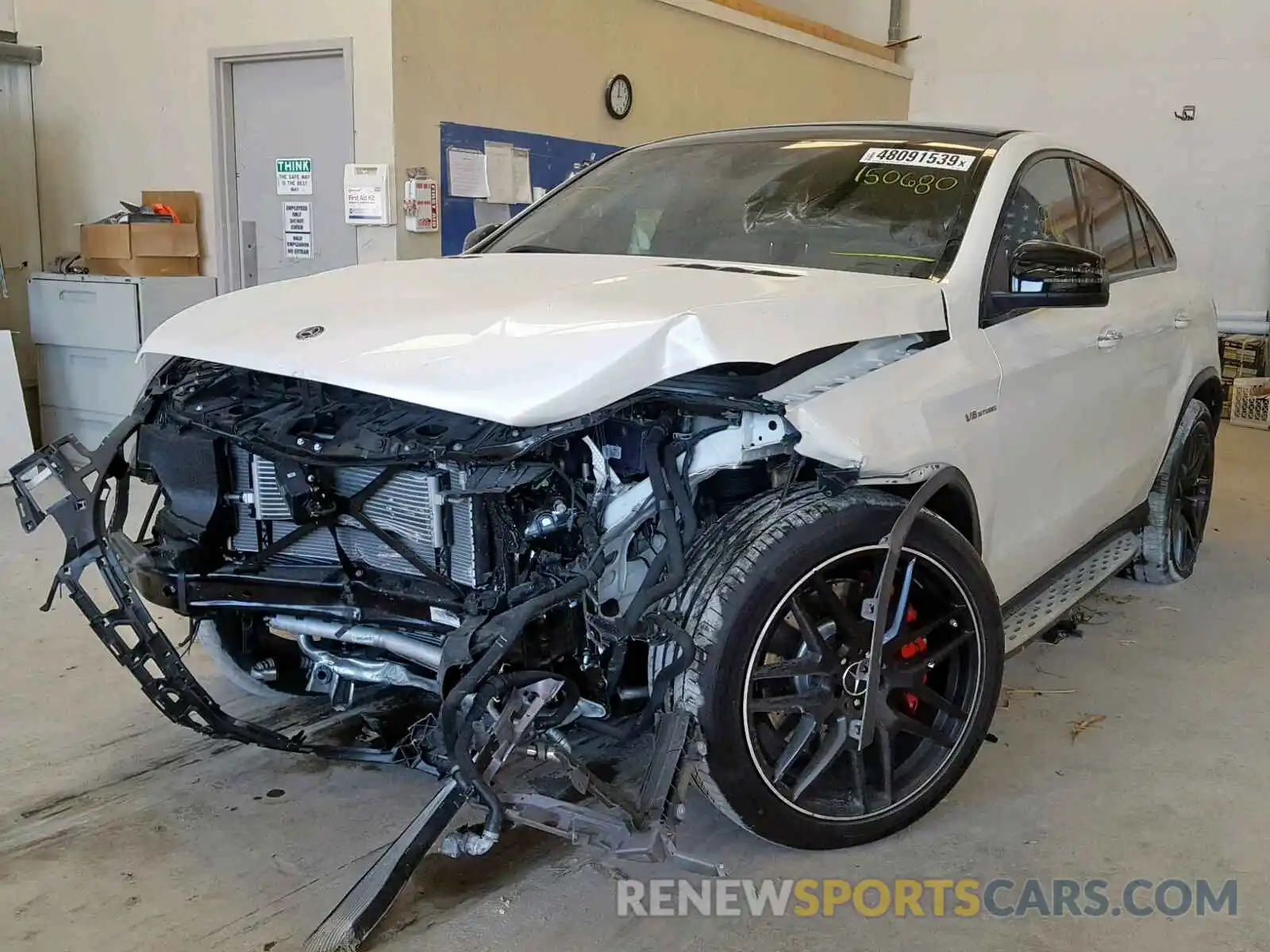 2 Photograph of a damaged car 4JGED7FB0KA150680 MERCEDES-BENZ GLE COUPE 2019