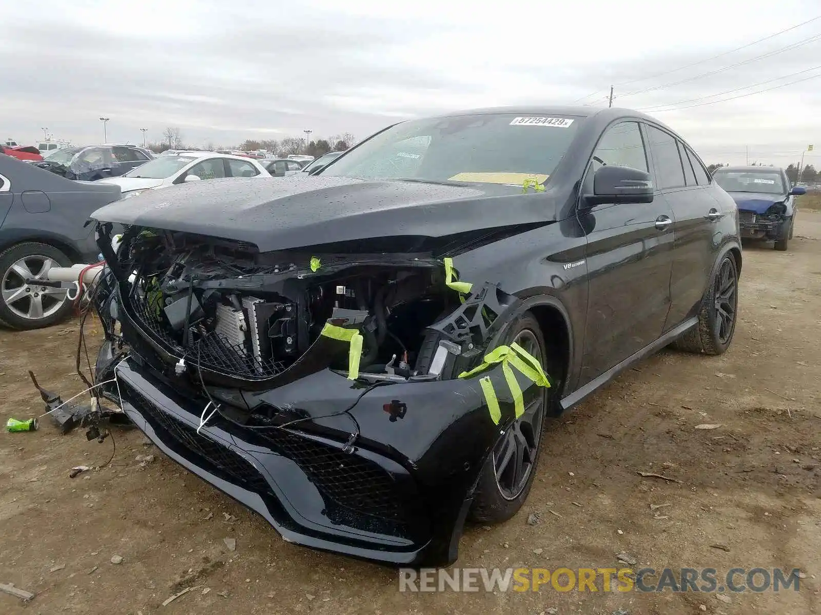 2 Photograph of a damaged car 4JGED7FB3KA128267 MERCEDES-BENZ GLE COUPE 2019