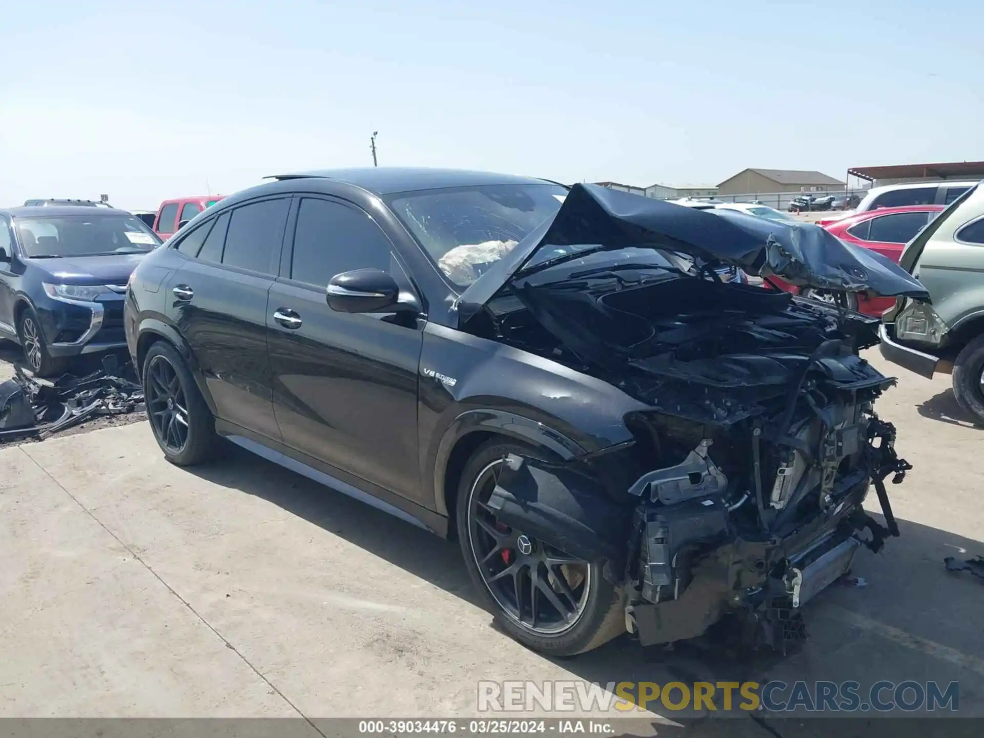 1 Photograph of a damaged car 4JGFD8KB9NA782761 MERCEDES-BENZ GLE COUPE 2022