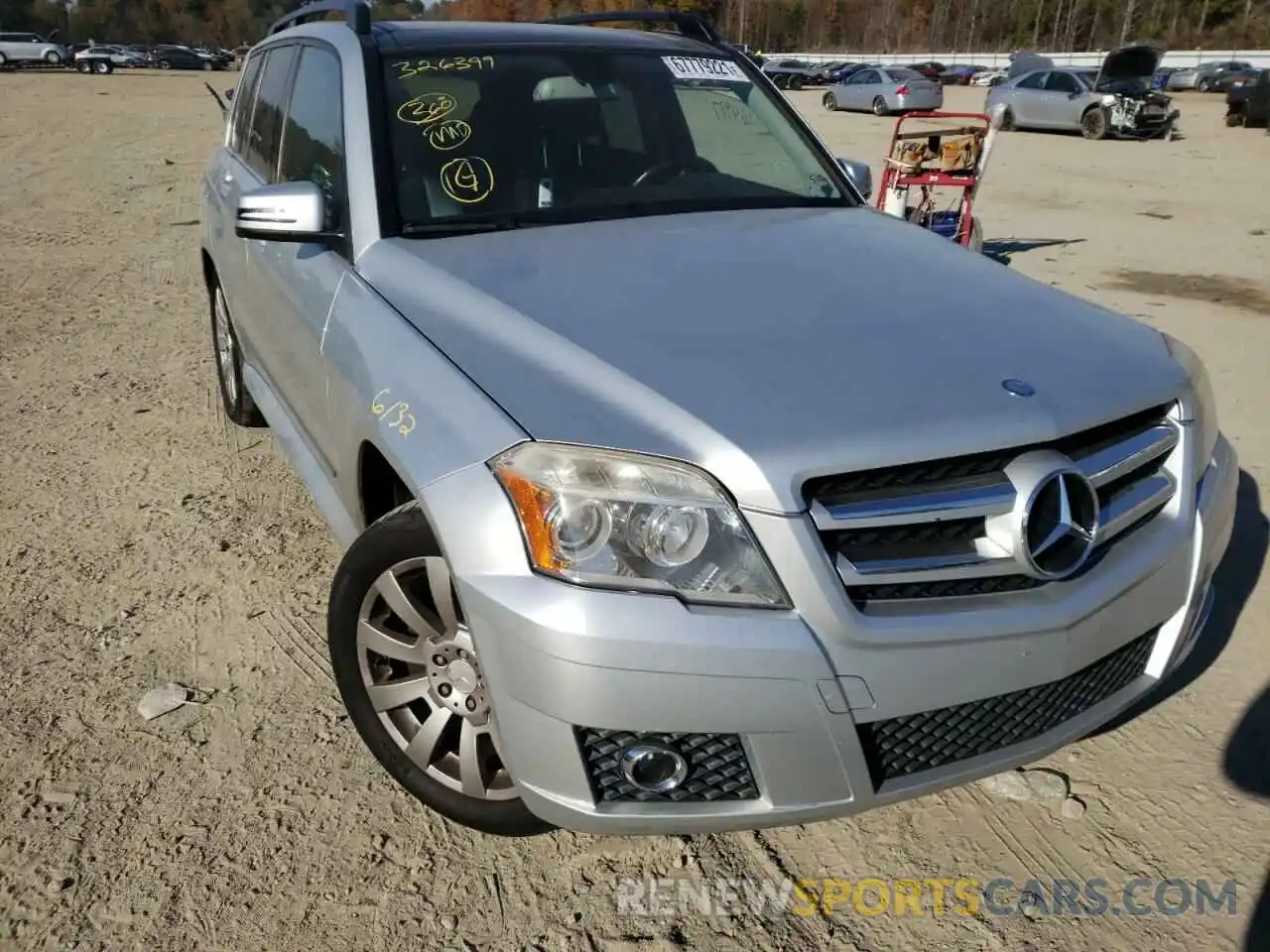 1 Photograph of a damaged car WDCGG8HB9AF326399 MERCEDES-BENZ GLK-CLASS 2019