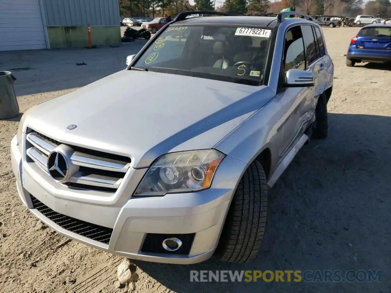 2 Photograph of a damaged car WDCGG8HB9AF326399 MERCEDES-BENZ GLK-CLASS 2019