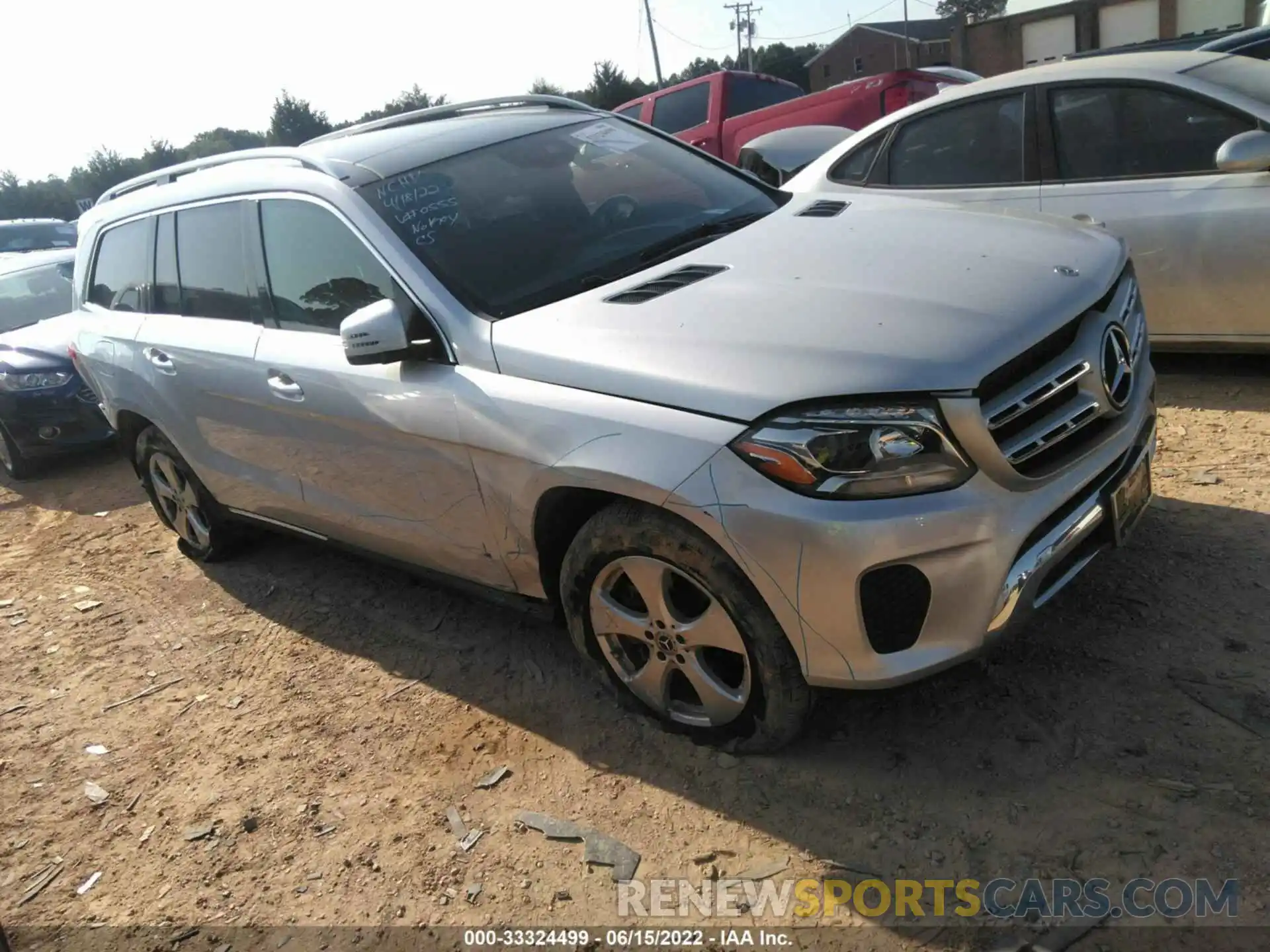 1 Photograph of a damaged car 4JGDF6EE0KB220555 MERCEDES-BENZ GLS 2019