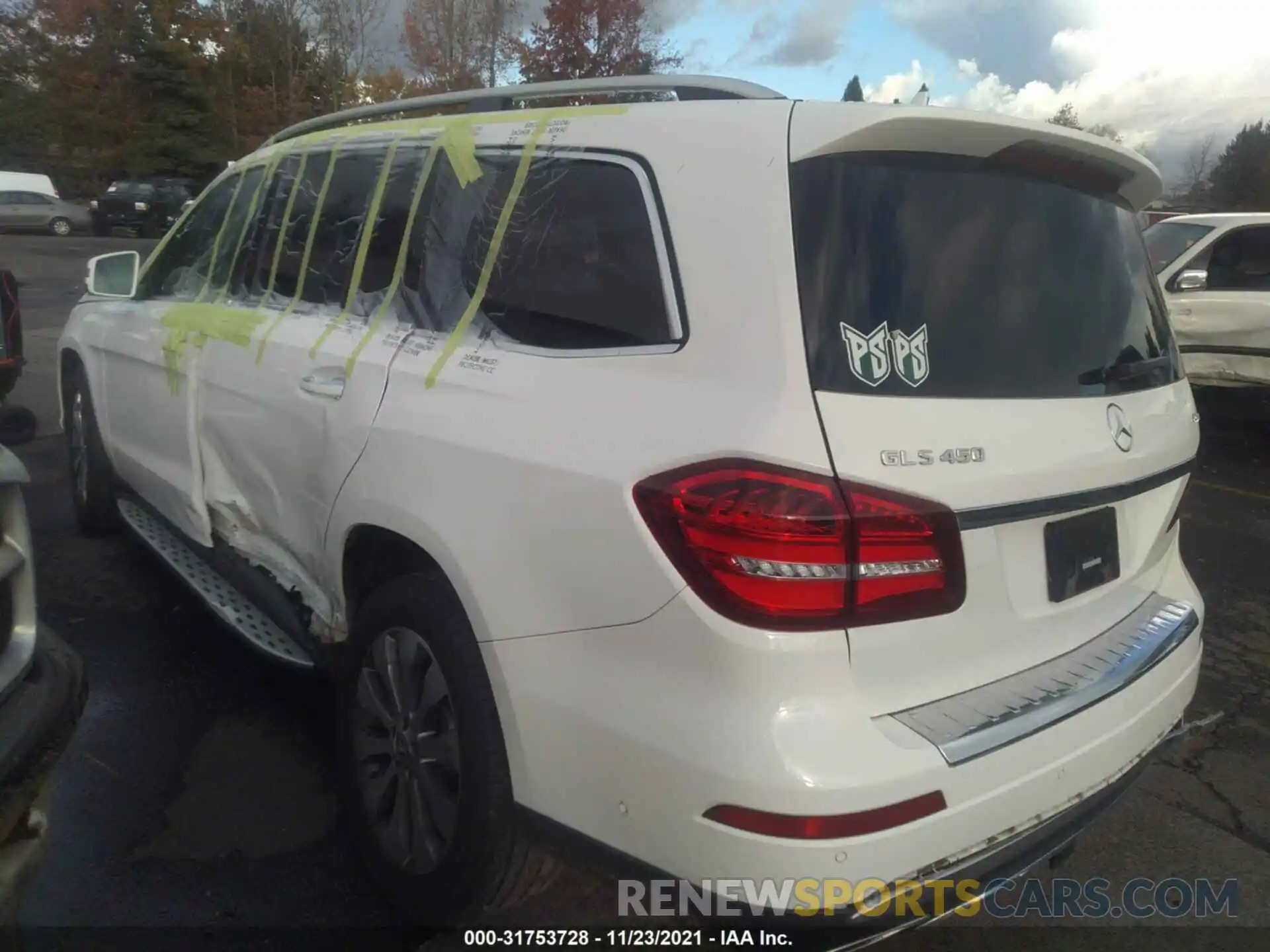 3 Фотография поврежденного автомобиля 4JGDF6EE0KB222564 MERCEDES-BENZ GLS 2019