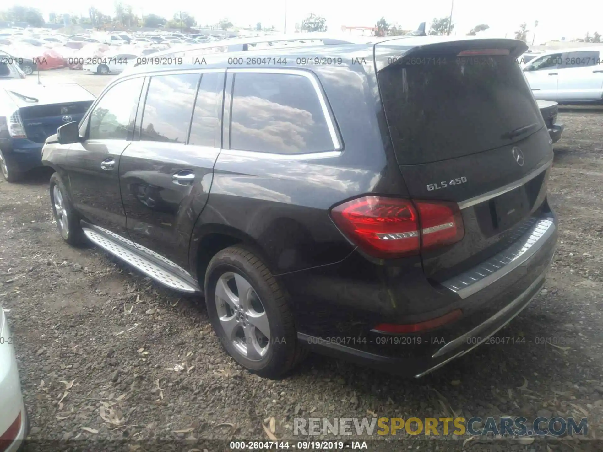 3 Фотография поврежденного автомобиля 4JGDF6EE0KB222886 MERCEDES-BENZ GLS 2019