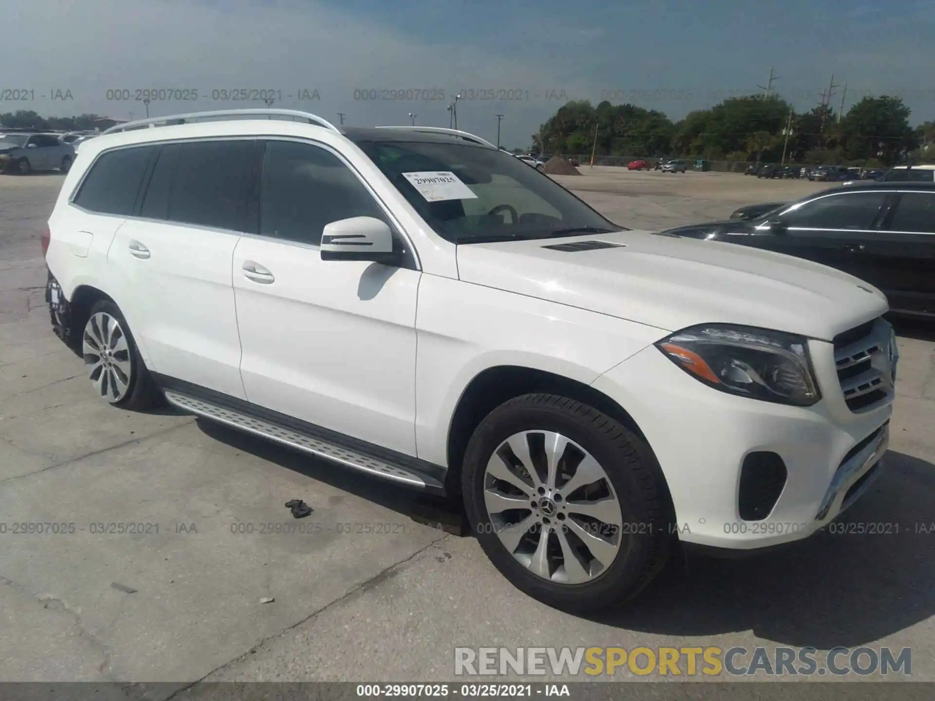 1 Photograph of a damaged car 4JGDF6EE0KB231569 MERCEDES-BENZ GLS 2019